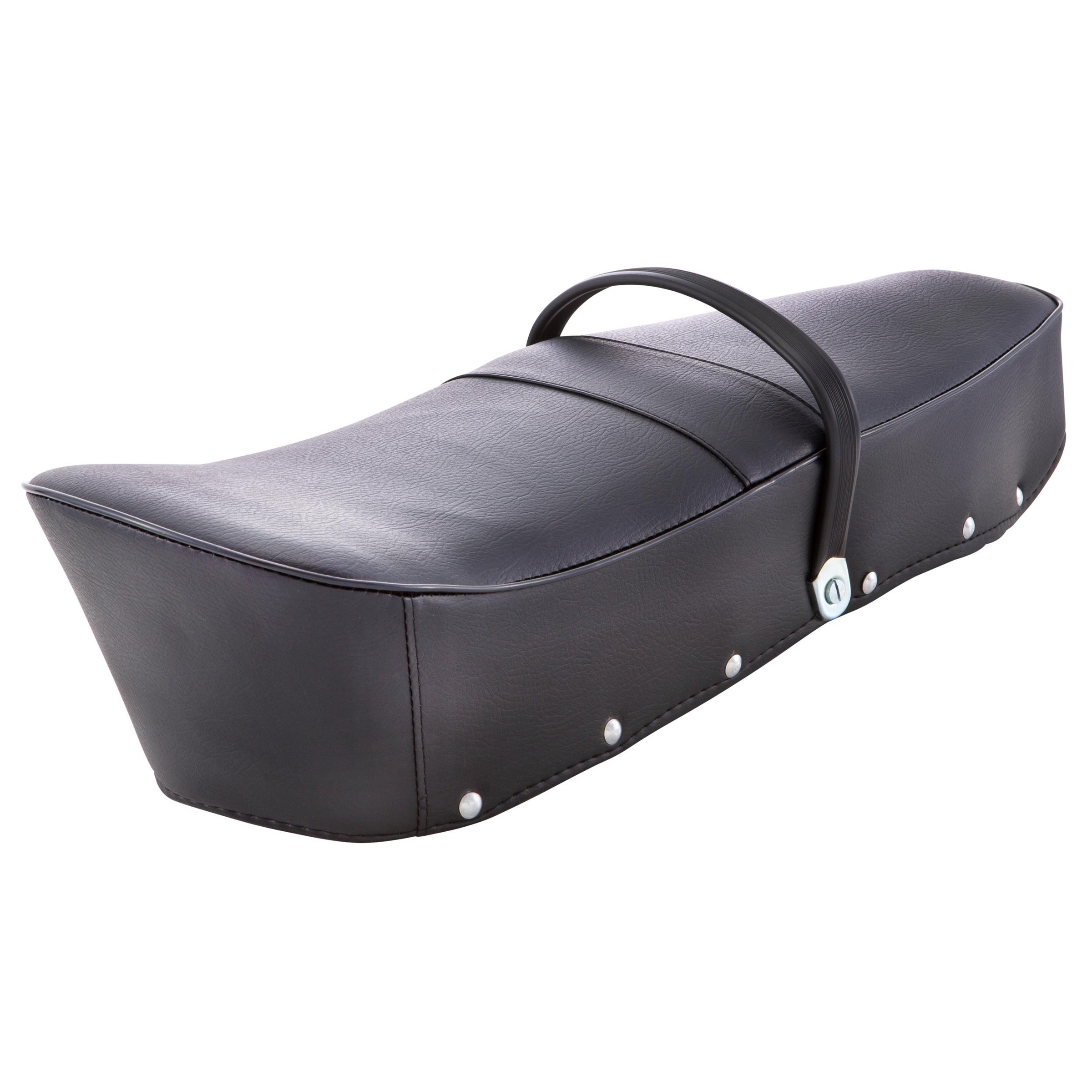 Image of Sitzbank schwarz 19555160 - 15055170 für Lambretta 125 LI 3°/LIS/150 LI 3°/LIS/SX/175 TV 3°/200 SX für Lambretta 125 LI 3°/LIS/150 LI 3°/LIS/SX/175 TV 3°/200 SX