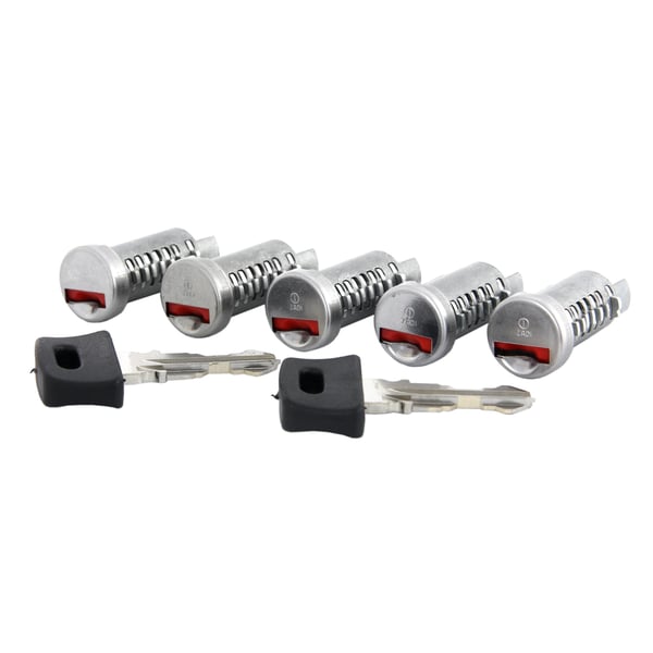 Image of Schließzylinder Set RMS, Zündung/Sitzbank/Gepäckfach/Seitendeckel, 1792925 - SF524-0740 für Vespa PK50-125/S/XL/XL2/Automatica/PX80-200/PE/Lusso/'98/T5/Cosa