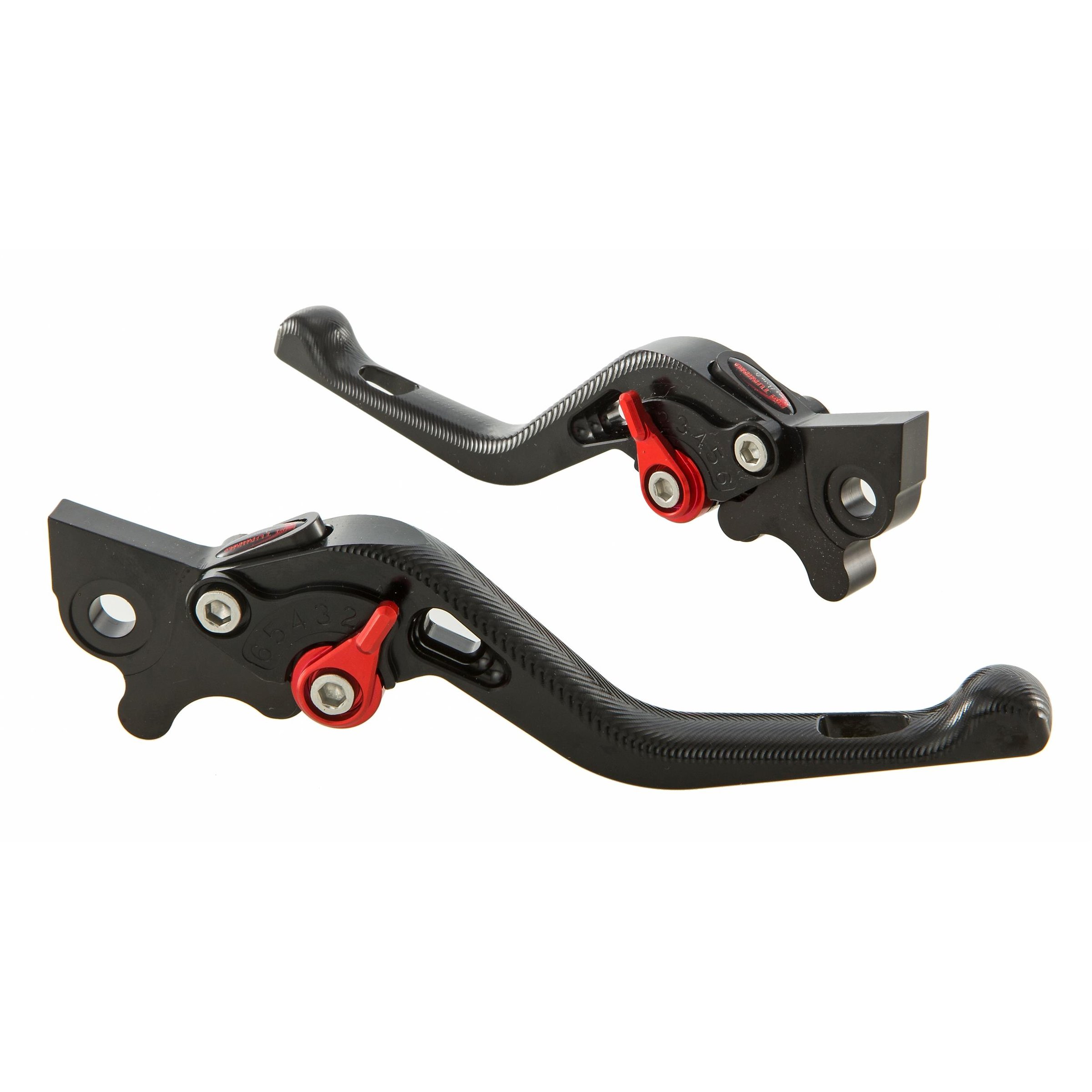 Image of Sporthebel Set Bremse PM "Pro Street" links & rechts für Hauptbremszylinder GRIMECA für GILERA Runner 125 FX/VX/180 FXR /VXR/200 VXR für GILERA Runner 125 FX/VX/180 FXR /VXR/200 VXR