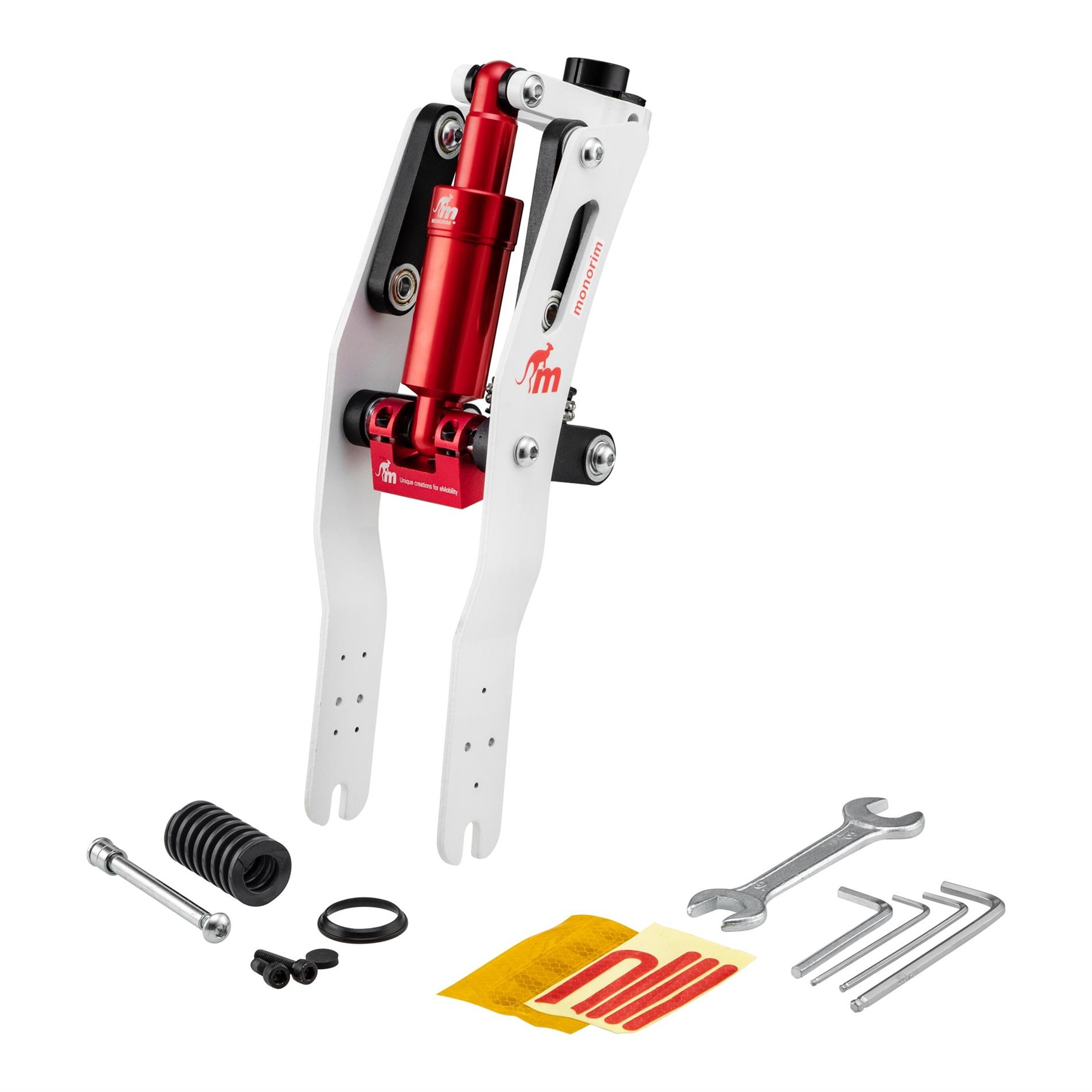 Image of Stoßdämpferkit MONORIM für E-Scooter Vorderrad M0 V4 für XIAOMI M365/1S/Essential/PRO1/PRO2/MI3/PRO4 für XIAOMI M365/1S/Essential/PRO1/PRO2/MI3/PRO4