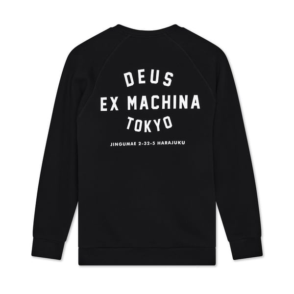 Image of Sweatshirt DEUS Harajuku Address Crew Größe: L für Männer