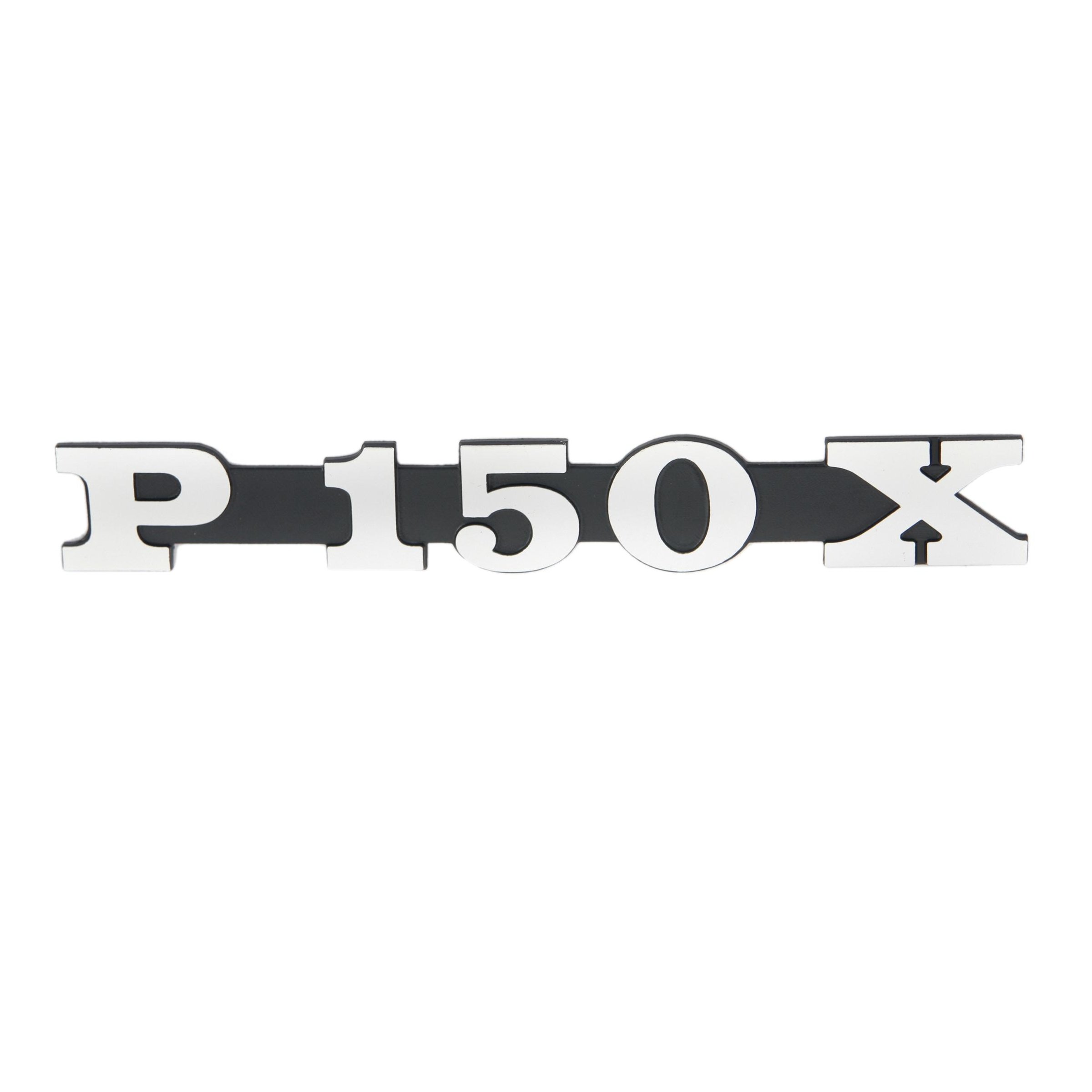 Image of Schriftzug P150X Seitenhaube links 182117 für Vespa P150X/PX150E für Vespa P150X/PX150E