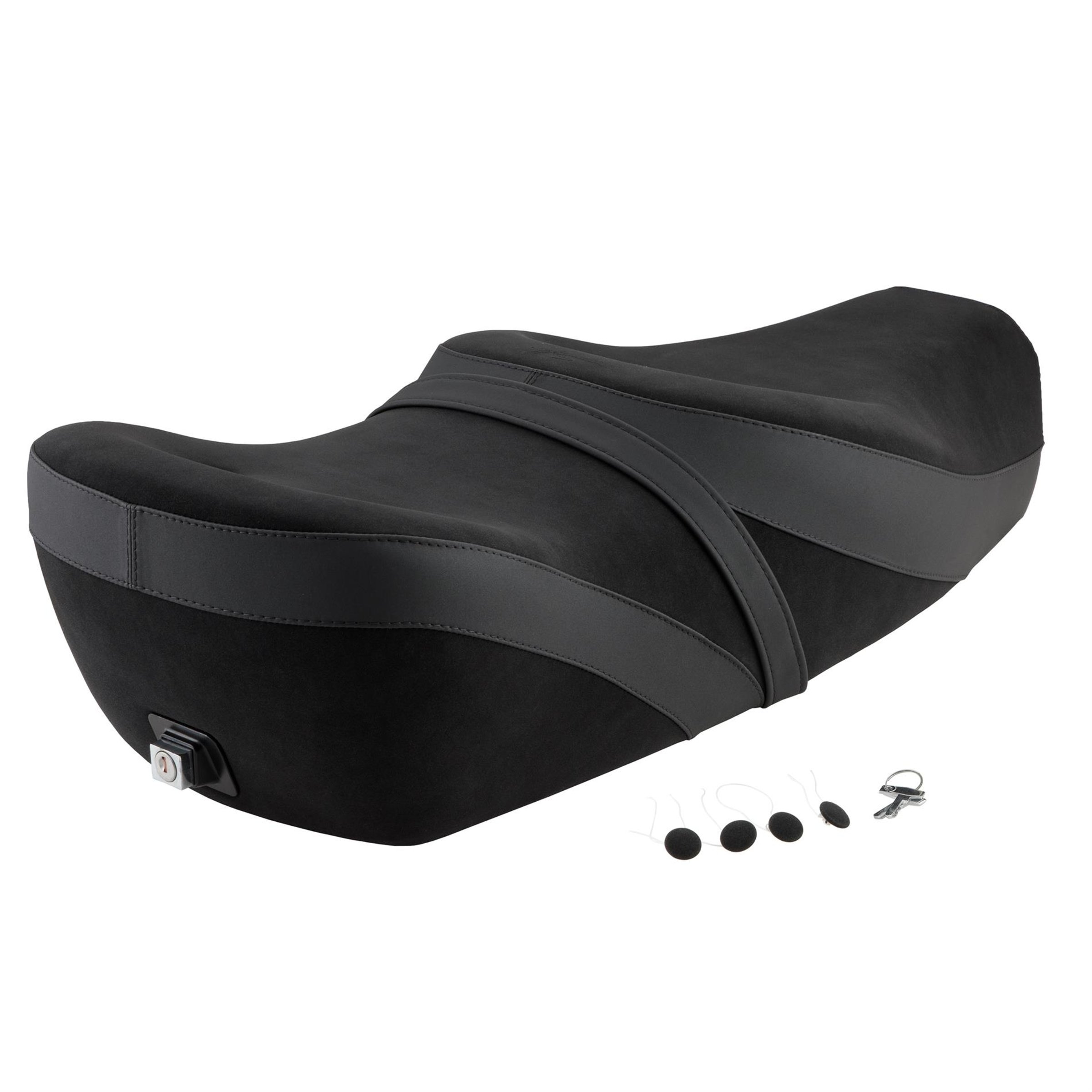 Image of Sitzbank SOFT "King & Queen" schwarz für Vespa PX80-200/PE/Lusso/'98/MY für Vespa PX80-200/PE/Lusso/'98/MY