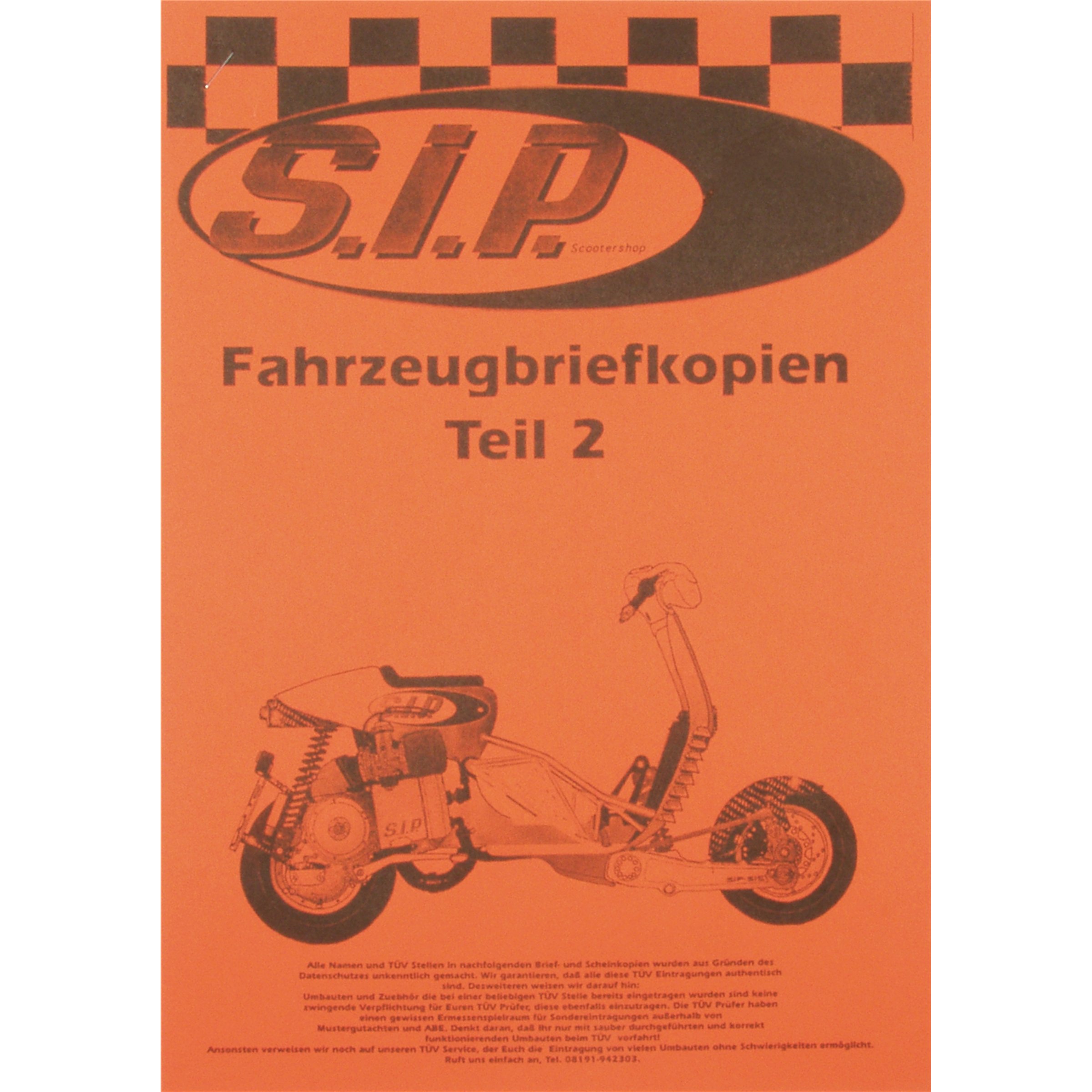Image of Briefkopienset SIP "Teil II" 7xLambretta, 2xSmallframe, 3xPX 200