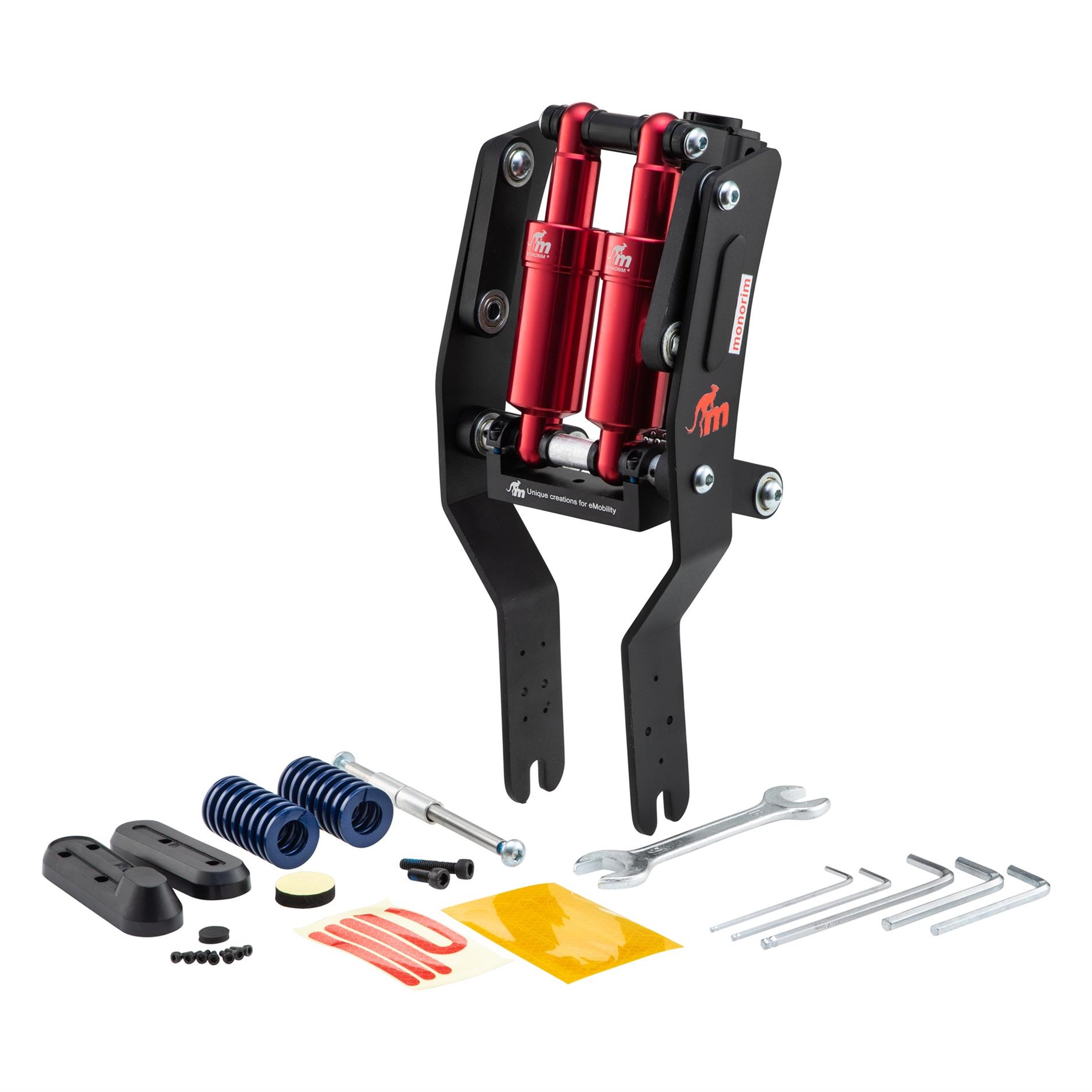 Image of Stoßdämpferkit MONORIM für E-Scooter Vorderrad DM0 Dual für XIAOMI M365/PRO/PRO2/1S/MI3/MI4/ES für XIAOMI M365/PRO/PRO2/1S/MI3/MI4/ES