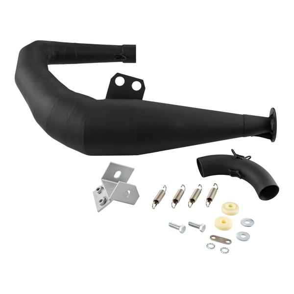 Image of Rennauspuff SIP Performance 2.0, Material: Stahl schwarz für Vespa 125 GT/GTR/TS/150 GL/Sprint/V/PX80-150/PE/Lusso/Cosa 1