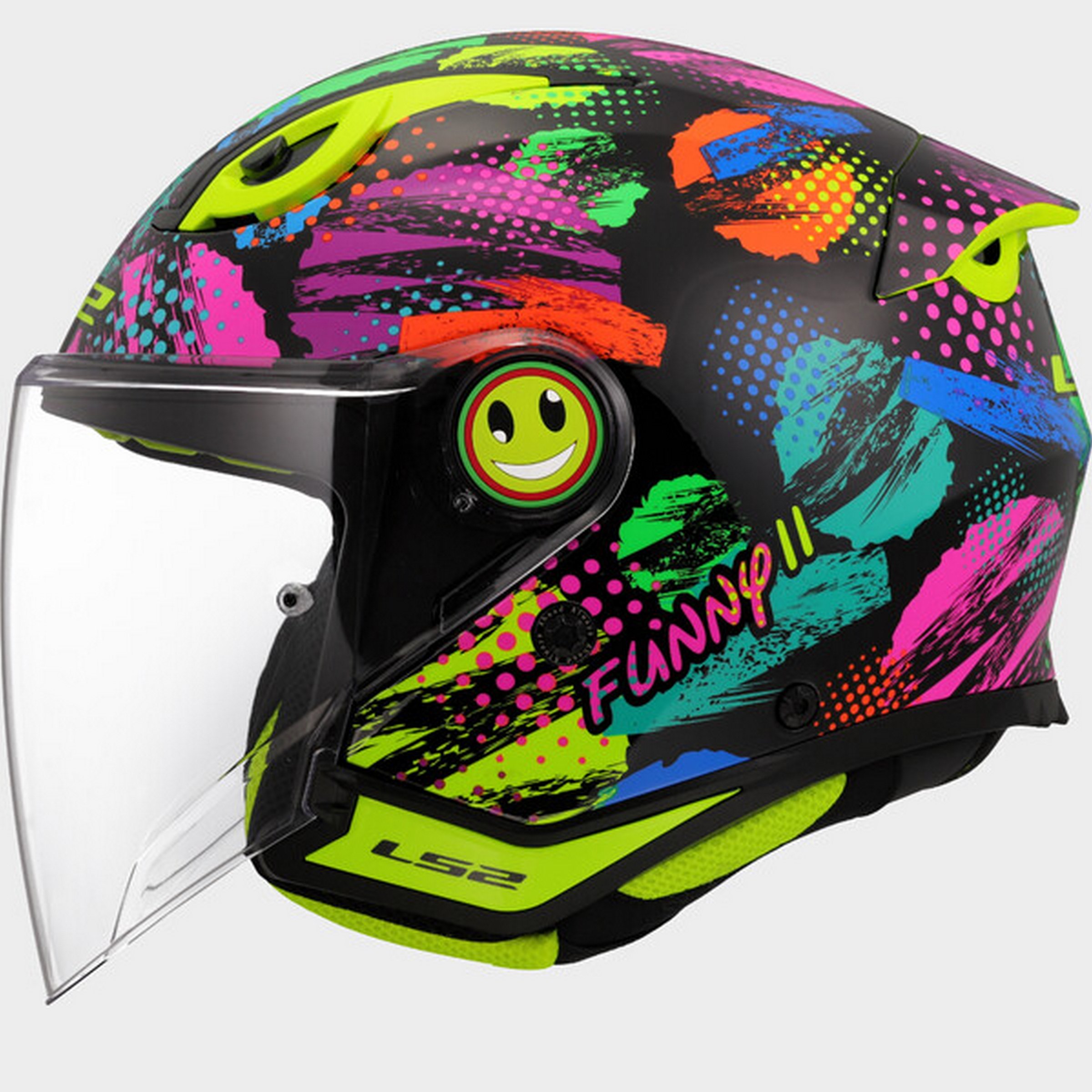 Image of Kinderhelm LS2 Funny II JOY, bunt, Gr. M, 49-50cm Jethelm Jethelm
