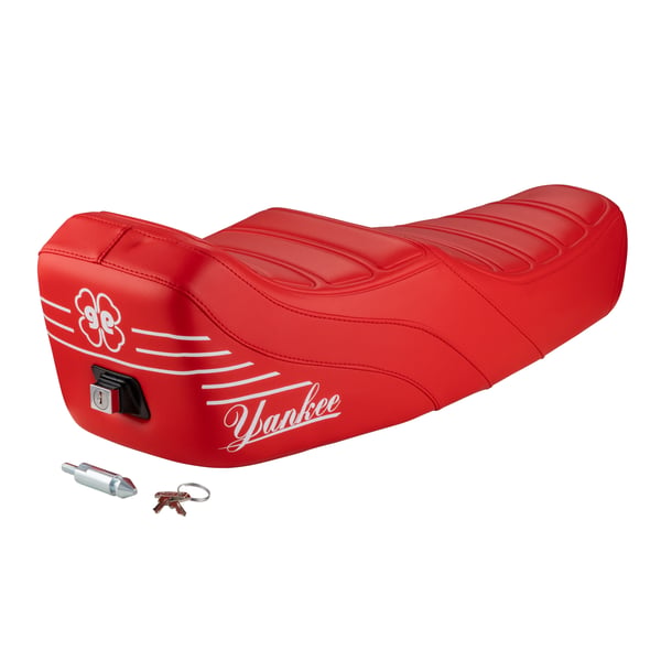 Image of Sitzbank NISA Giuliari "Yankee" rot für Vespa 50-125/PV/ET3