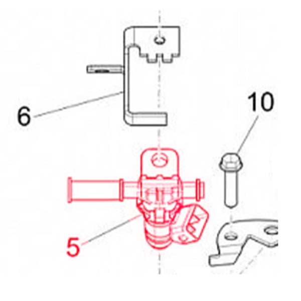 Image of Einspritzdüse PIAGGIO für PIAGGIO Beverly/MP3/X10 350ccm 4T LC