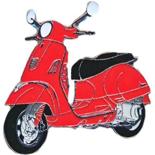 Image of Pin mit Motiv Vespa GTS Motorroller