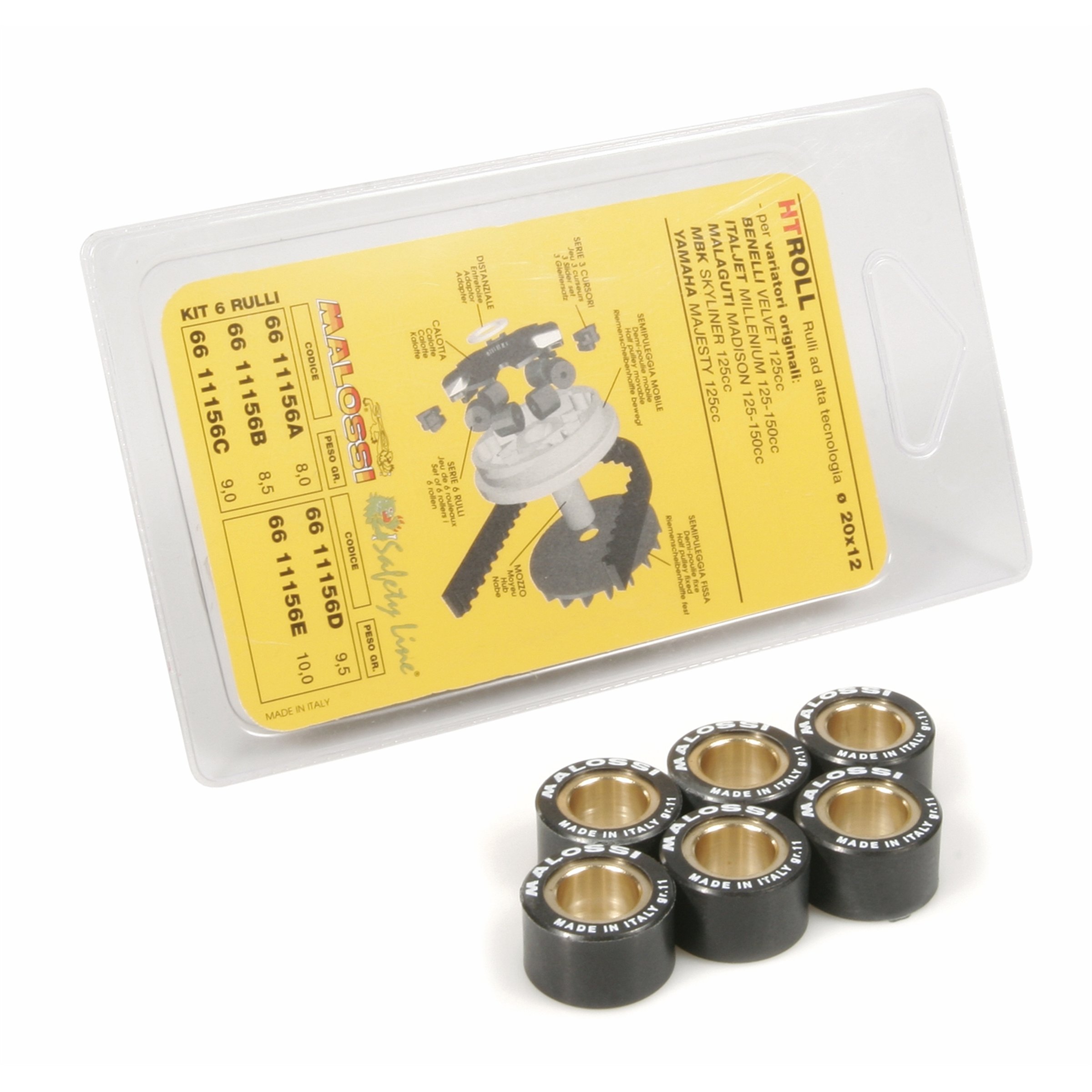 Image of Variatorrollen MALOSSI HT Roll 20x12 mm 11,0g, 6611156.G0