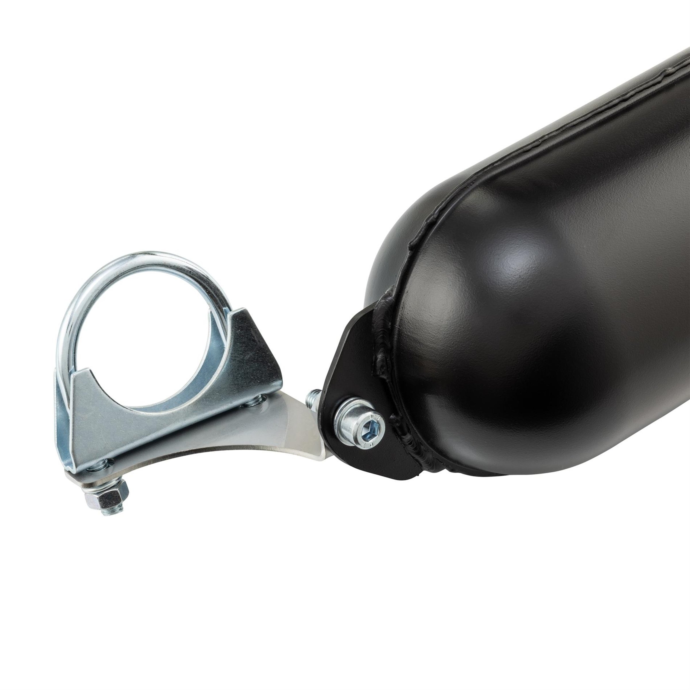 Image of Rennauspuff VMC SILURO SPORT Banane 004844, Material: Stahl schwarz für Vespa PK 125 ETS/N/XL/XL2 für Vespa PK 125 ETS/N/XL/XL2 für Vespa PK 125 ETS/N/XL/XL2