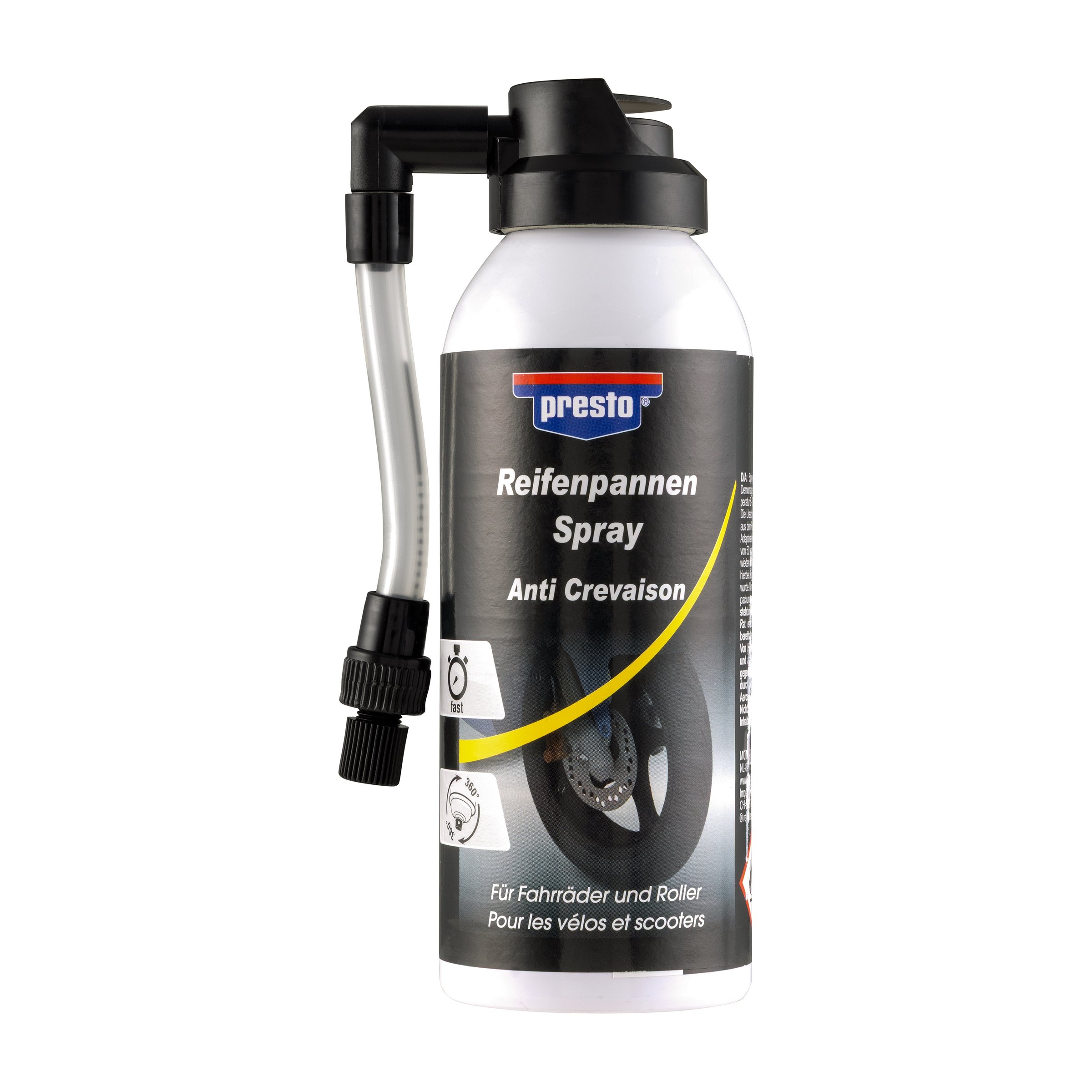 Image of Pannenspray PRESTO 425172 Reifenpannen Spray für Fahrräder und Roller für Fahrräder und Roller
