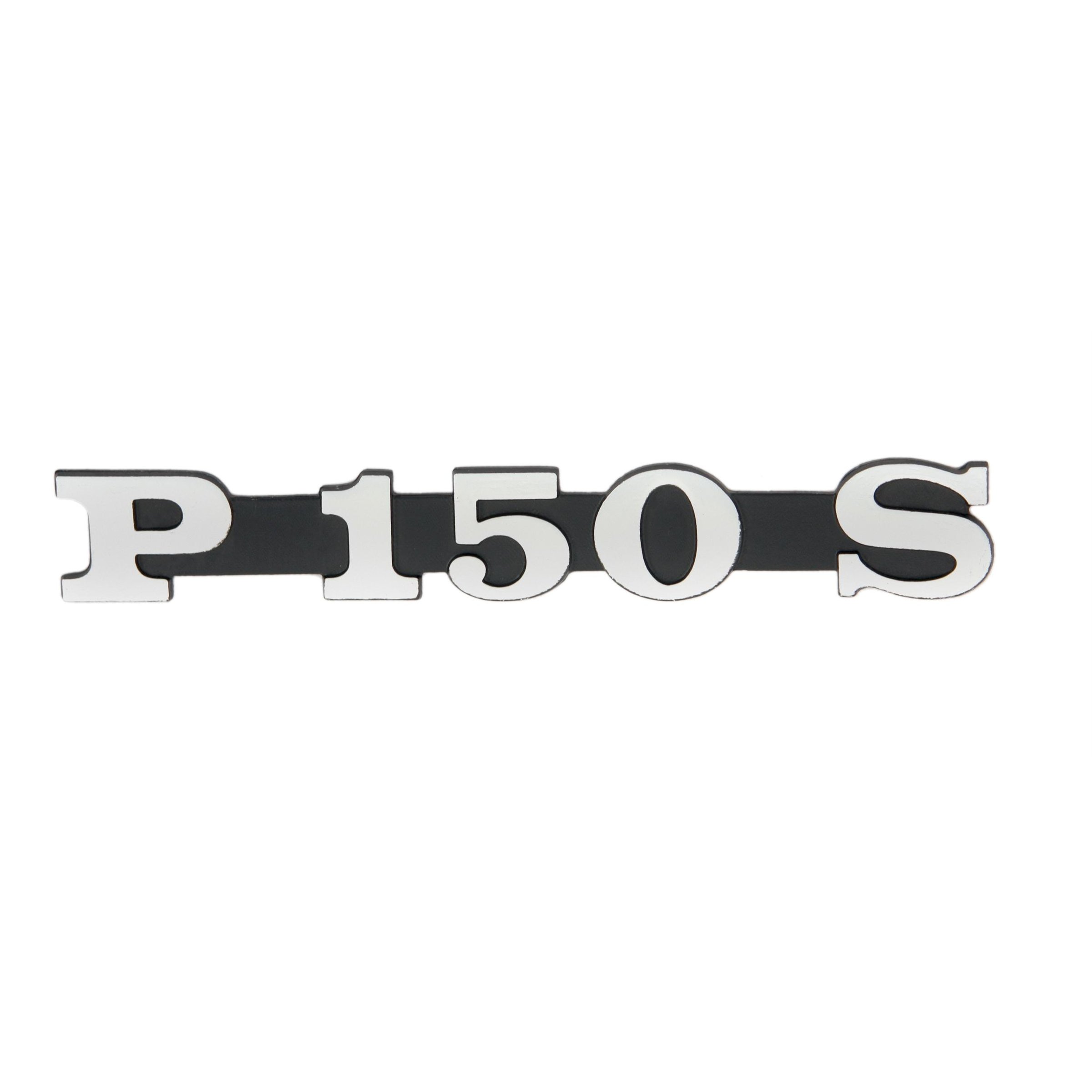 Image of Schriftzug P150S Seitenhaube links 182895 für Vespa P150S für Vespa P150S