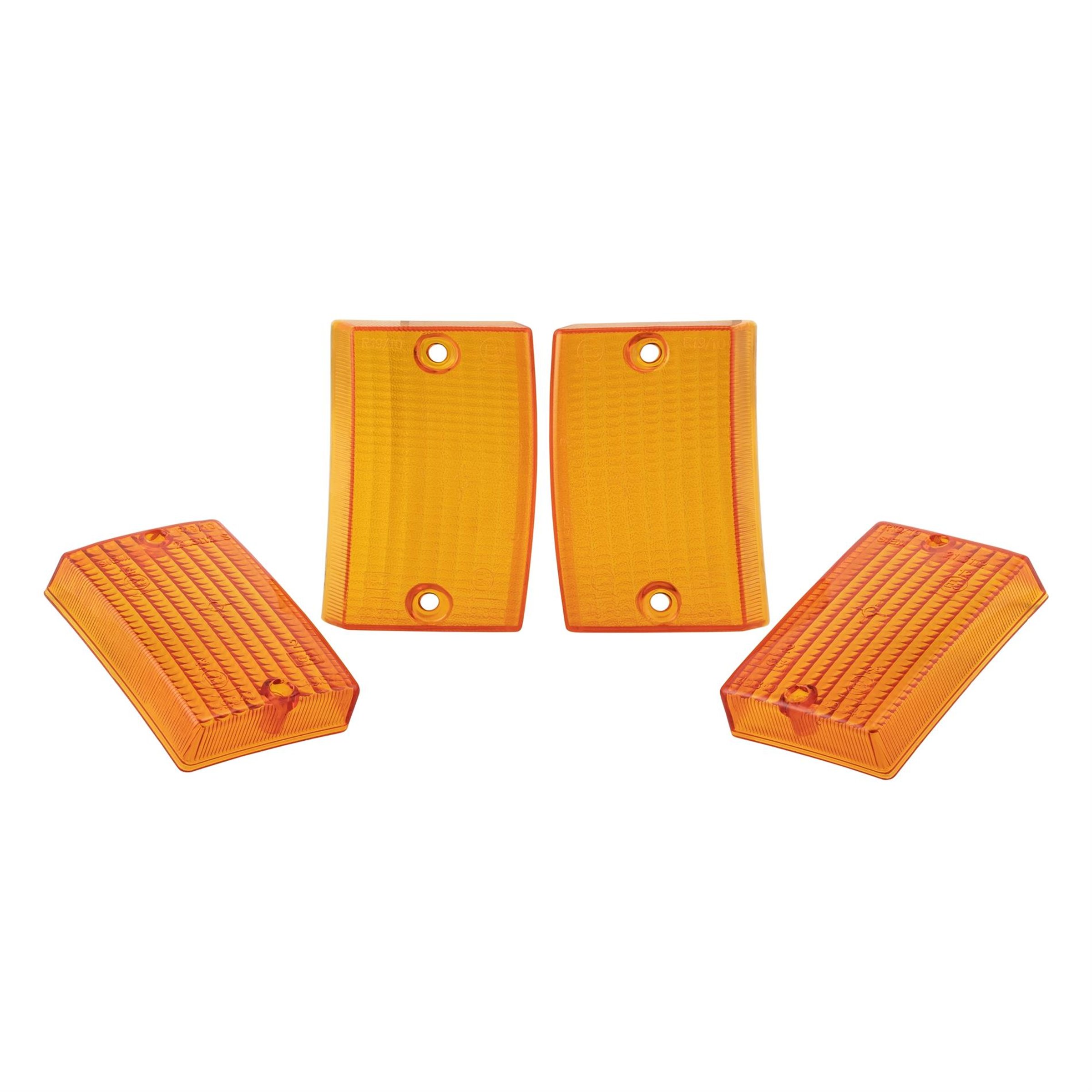 Image of Blinkerglas Kit SIEM vorne & hinten für Vespa PK50-125 S/SS/Lusso/Automatica für Vespa PK50-125 S/SS/Lusso/Automatica