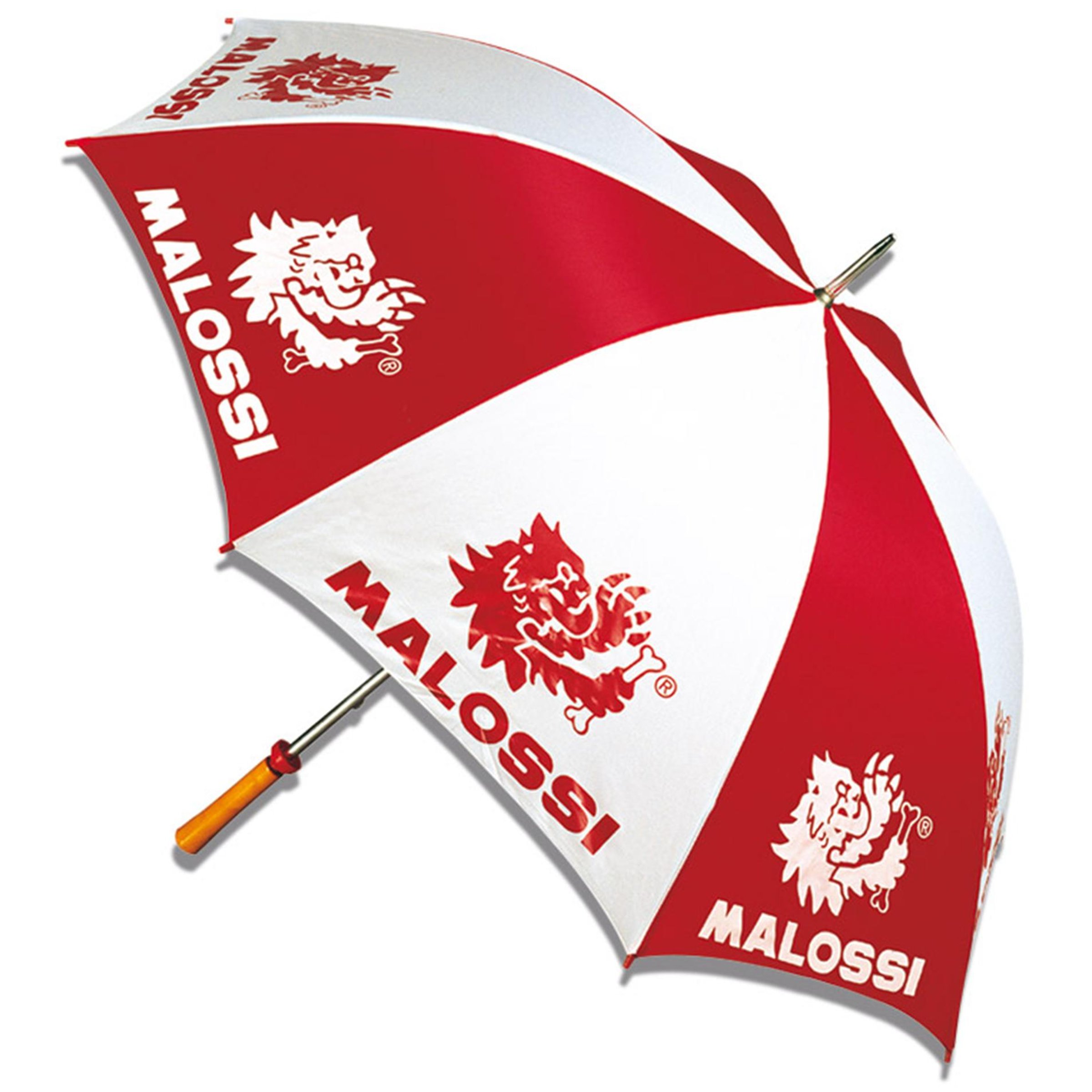 Image of Regenschirm MALOSSI Paddock weiß/rot