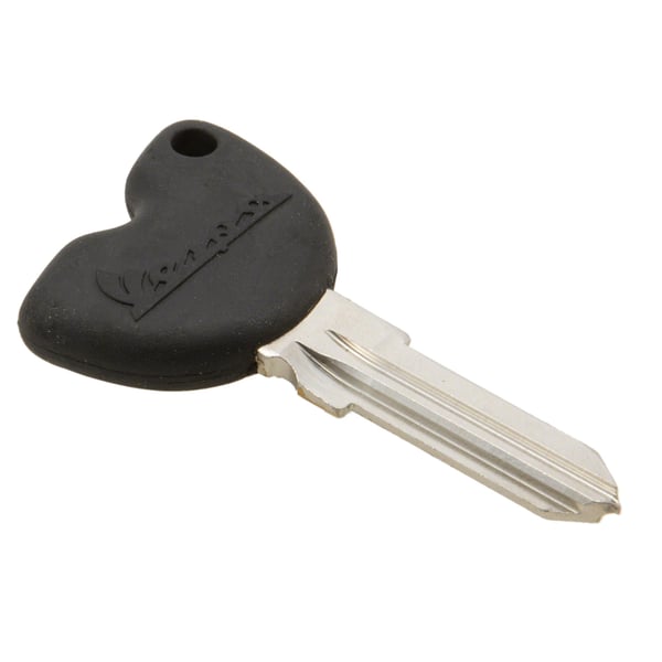 Image of Schlüsselrohling PIAGGIO "Giobert" schwarz für Vespa ET2 i.e./ET4/LX/LXV/Primavera/Sprint/GTS/GTS Super/GTV/GT 60/GT/GT L 125-300ccm