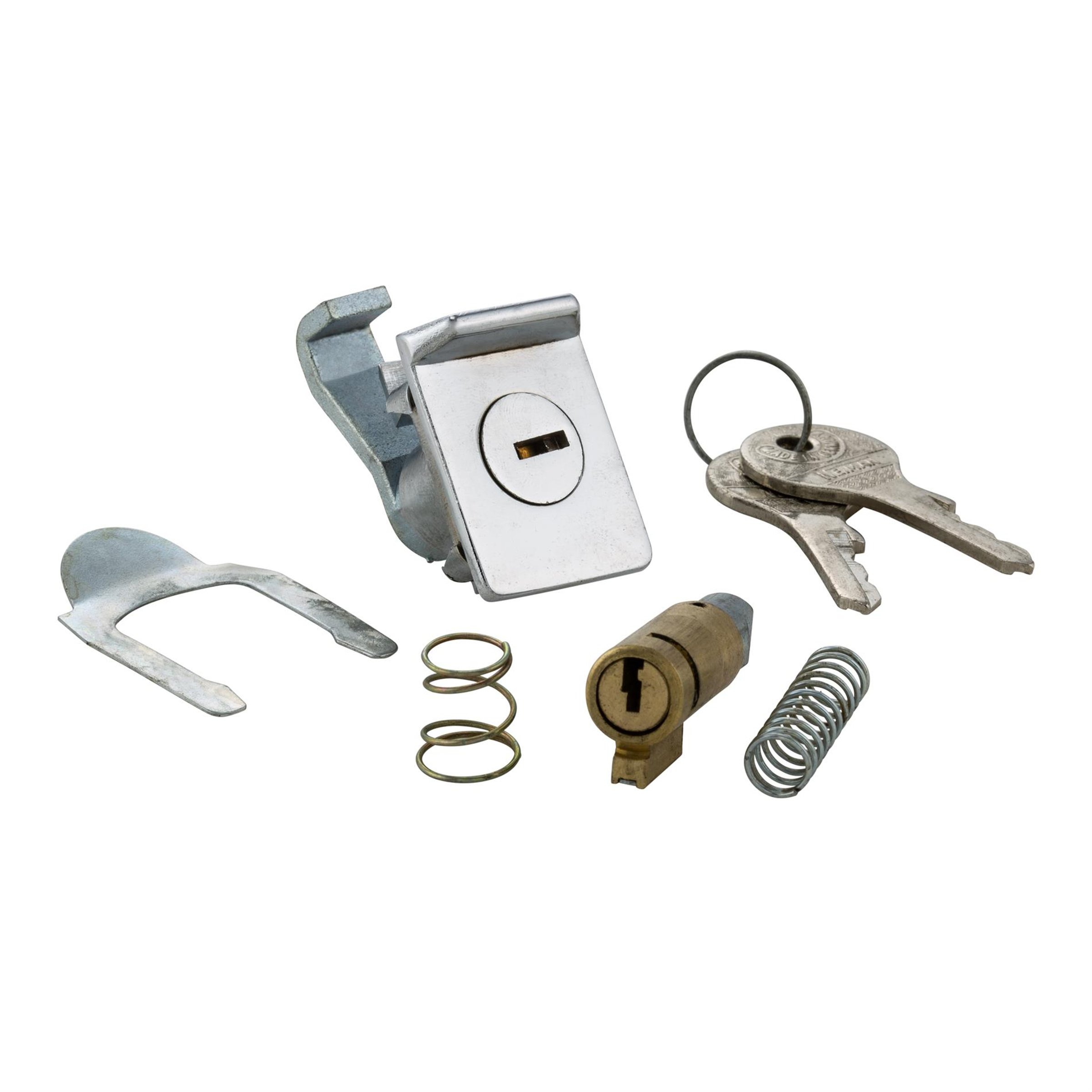 Image of Schloss Set Lenkschloss/Gepäckfach für Vespa 50N 236001->/L ->580001/S 34201 ->/Special/Elestart/SR/90 31301 ->/R/125 PV 028960->/ET3 ->44965/125 GT/Sprint 62685 ->/TS/GTR/Super/150 Sprint 077175->/V./Rally für Vespa 50N 236001->/L ->580001/S 34201 ->/Spe