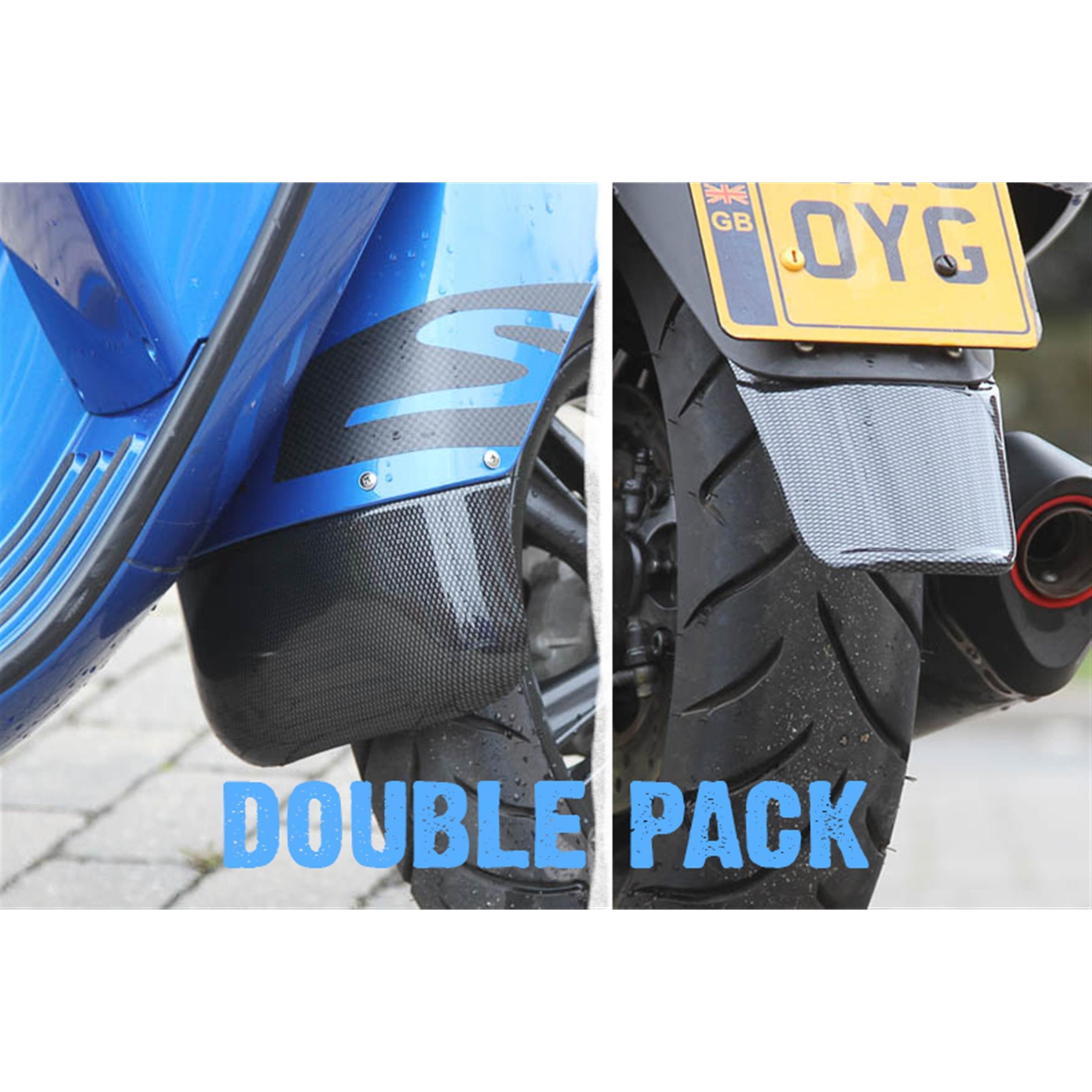 Image of Spritzschutz SLUK Guard/Tail Sleek, Kotflügel vorne & hinten Material: Kunststoff weiß für Vespa GTS/GTS Super/GTV/GT 60/GT/GT L 125-300ccm (-'18) für Vespa GTS/GTS Super/GTV/GT 60/GT/GT L 125-300ccm (-'18)