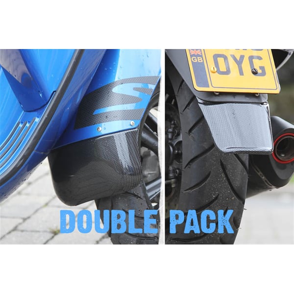 Image of Spritzschutz SLUK Guard/Tail Sleek, Kotflügel vorne & hinten Kunststoff carbon-look für Vespa GTS/GTS Super/GTV/GT 60/GT/GT L 125-300ccm (-'18)