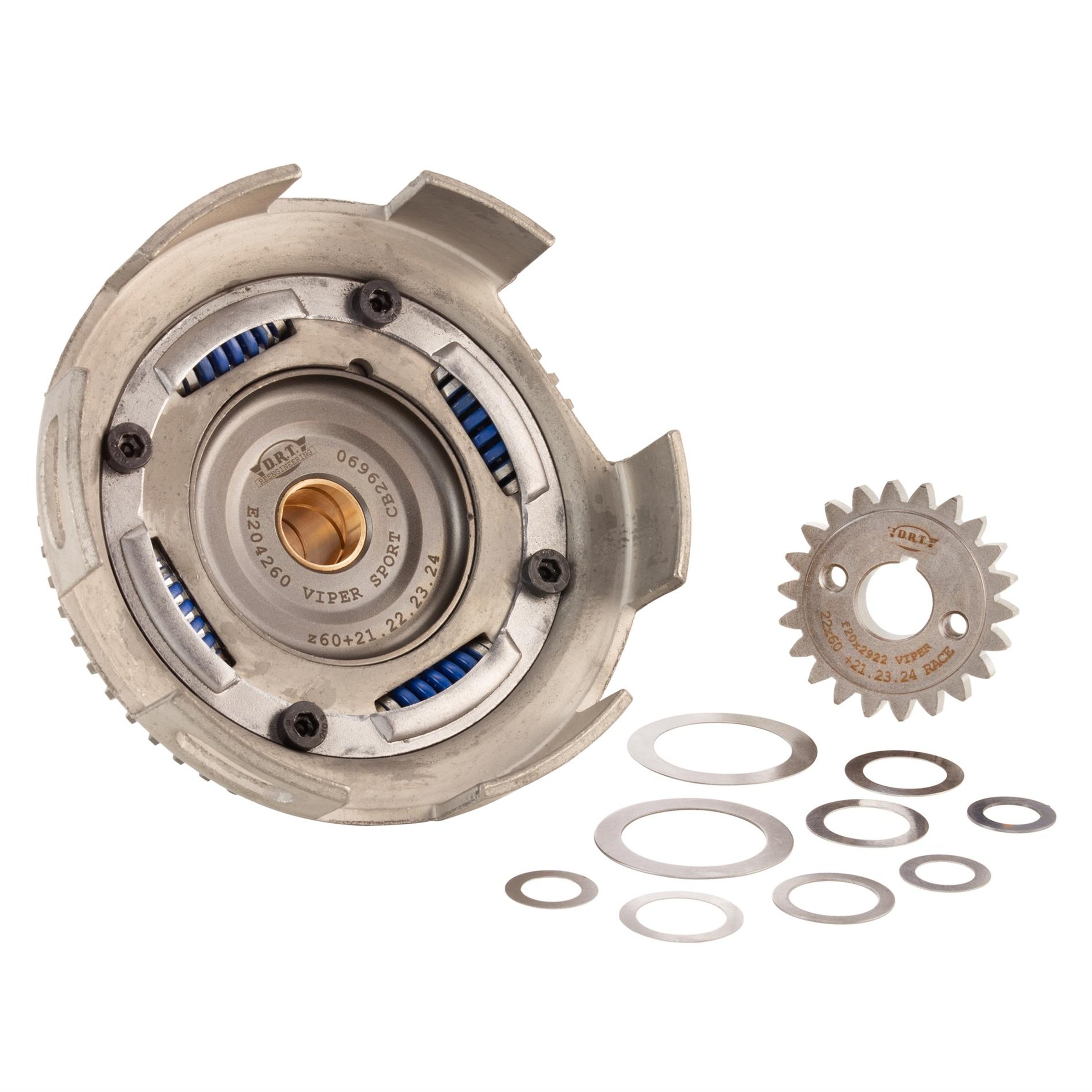 Image of Getriebeübersetzung Z 22/60, (2.73) DRT VIPER für Vespa 50-125/PV/ET3/PK50-125/S/XL/XL2 für Vespa 50-125/PV/ET3/PK50-125/S/XL/XL2