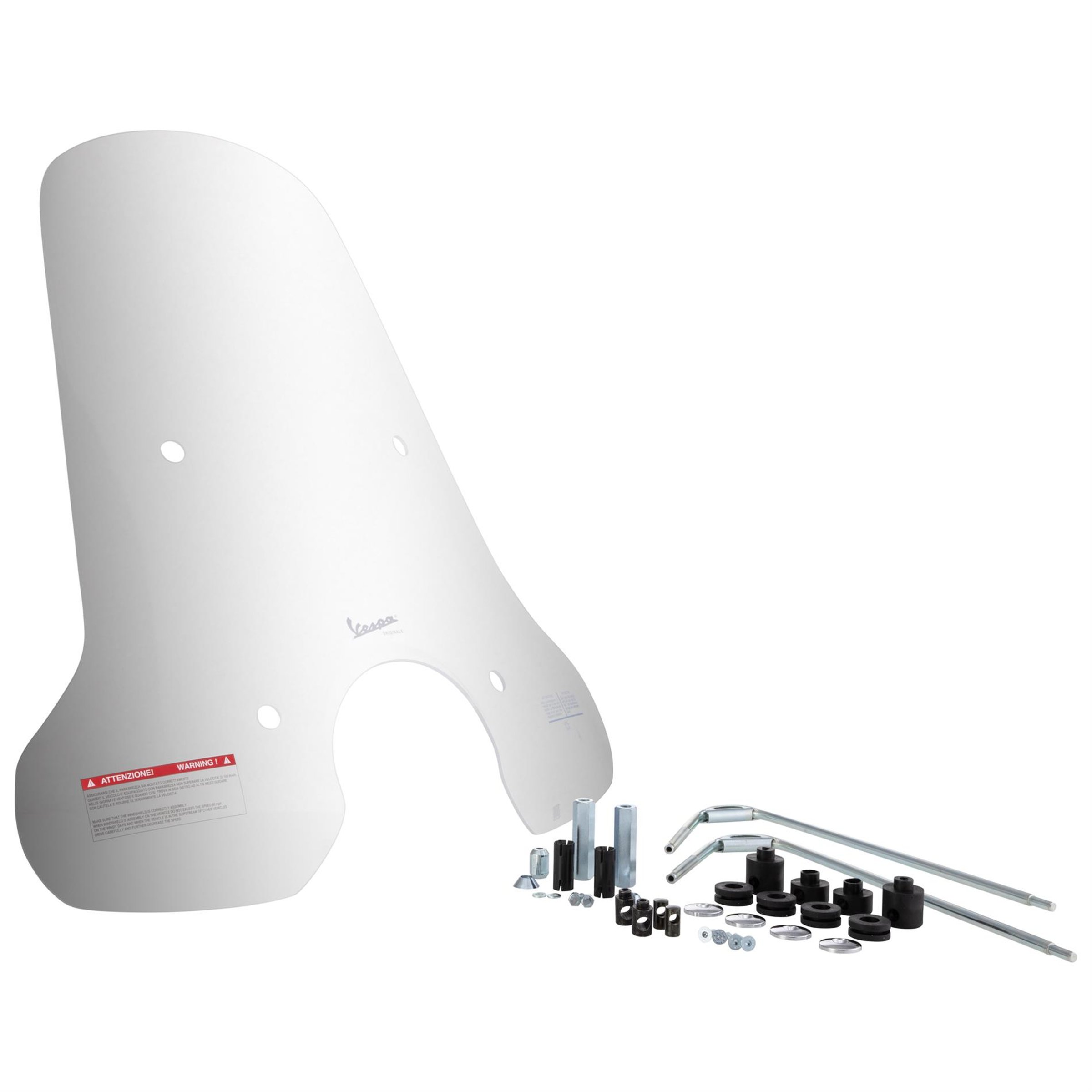 Image of Windschild PIAGGIO hoch 1B006338 für Vespa GTS HPE 125/300 ('19-`22) für Vespa GTS HPE 125/300 ('19-`22)