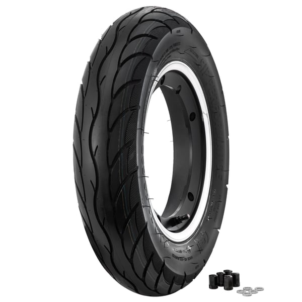 Image of Komplettrad SIP Performance 3.50-10 59P TL/TT für Vespa 125 GT/GTR/TS/150 GS VS5T/GL/Sprint/V/T4/180-200 Rally/PX80-200/PE/Lusso/`98/MY/T5/LML Star 125-200 2T/4T