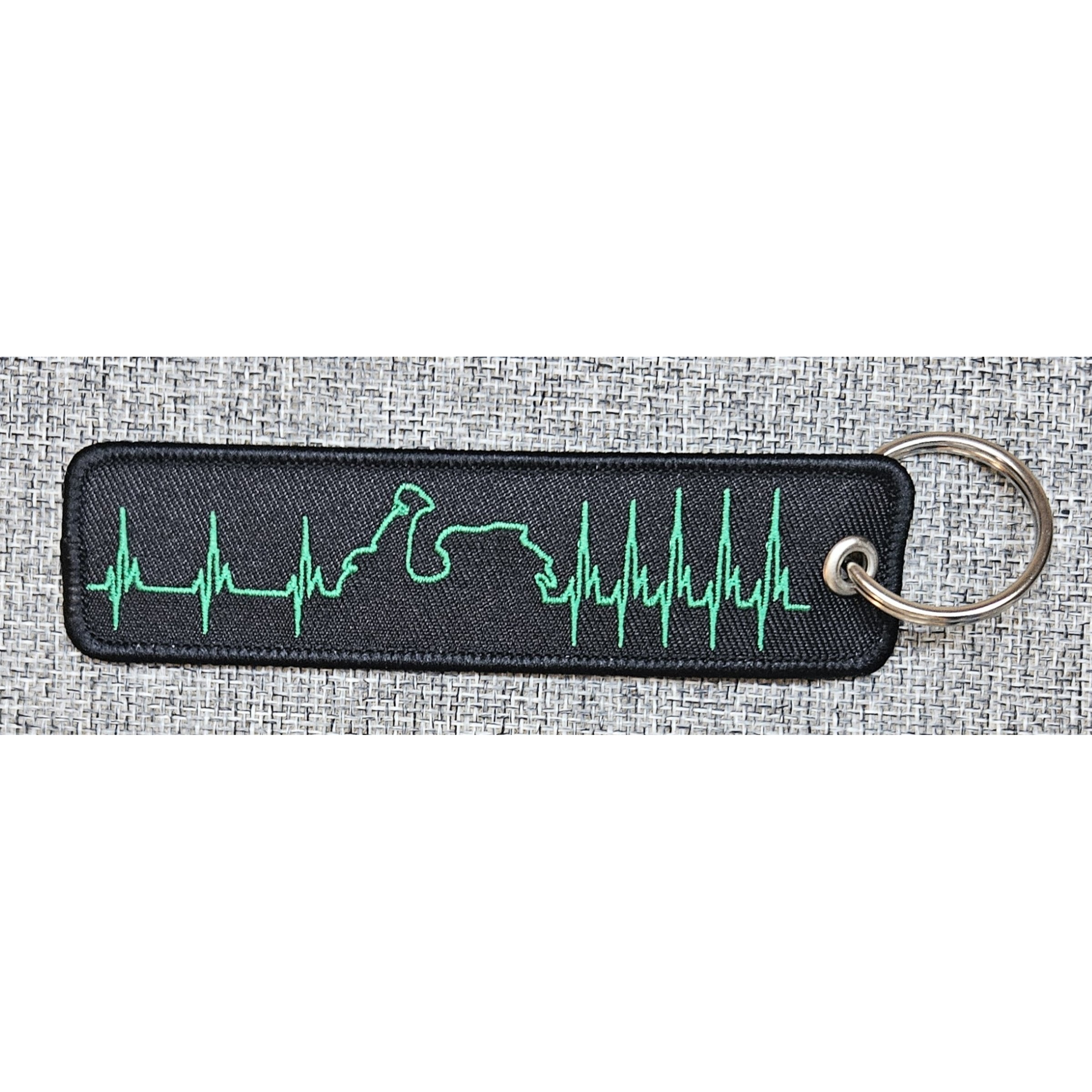 Image of Schlüsselanhänger mit Motiv Vespa GTS "Heartbeat" Motorroller