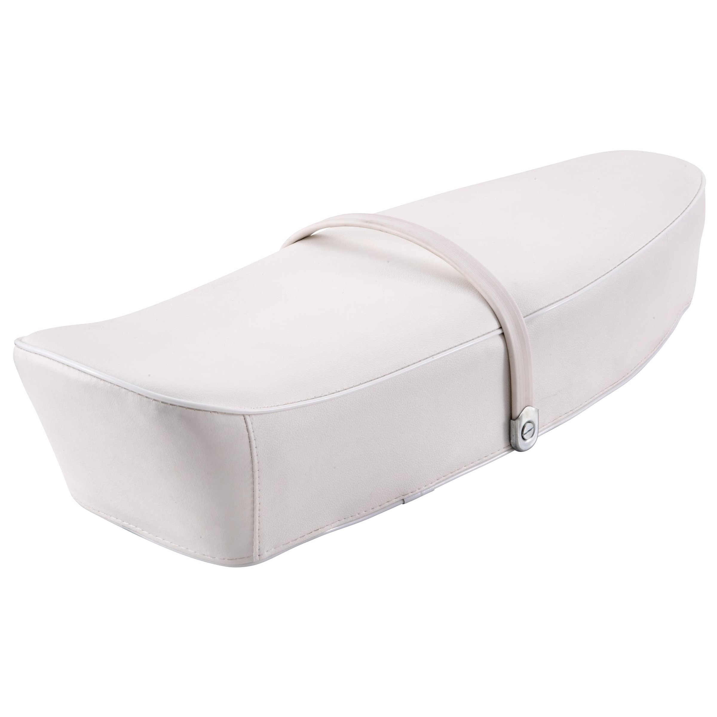 Image of Sitzbank PREMIUM weiß 098546 - 152272 für Vespa 90/R/125/PV für Vespa 90/R/125/PV