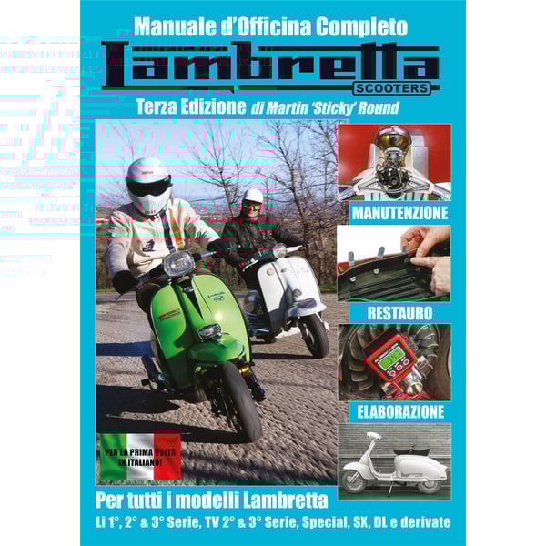 Image of Handbuch MANUALE D'OFFICINA COMPLETO LAMBRETTA Third Edition by Martin 'Sticky'Round