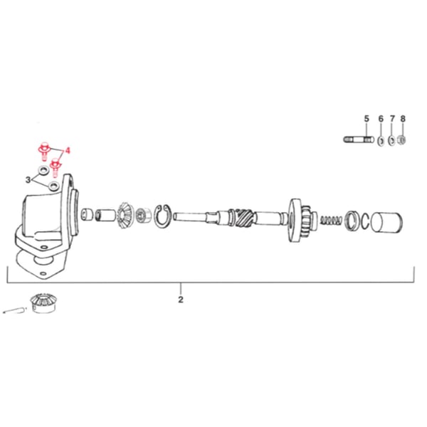 Image of Schraube Anlasserfreilauf M8x15 mm, Sechskant mit Flansch, LML für LML Star 125-200 4T/Star Deluxe 125-150 4S/Speedy