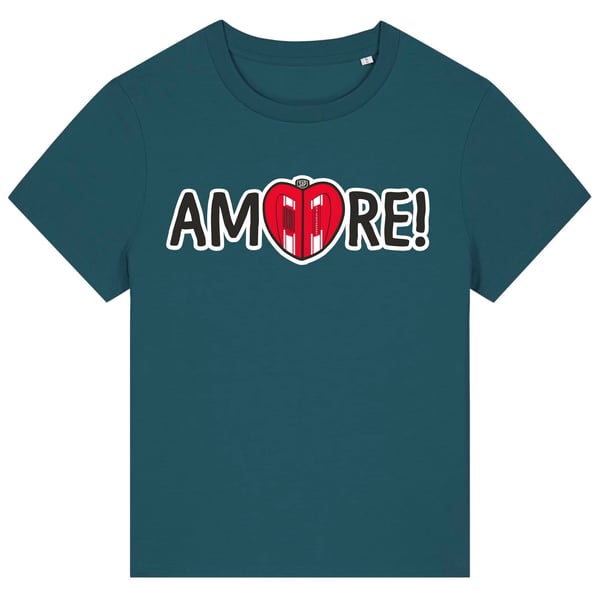 Image of T-Shirt SIP mit Herz aus "Vespa" Seitenhauben Größe: M für Frauen