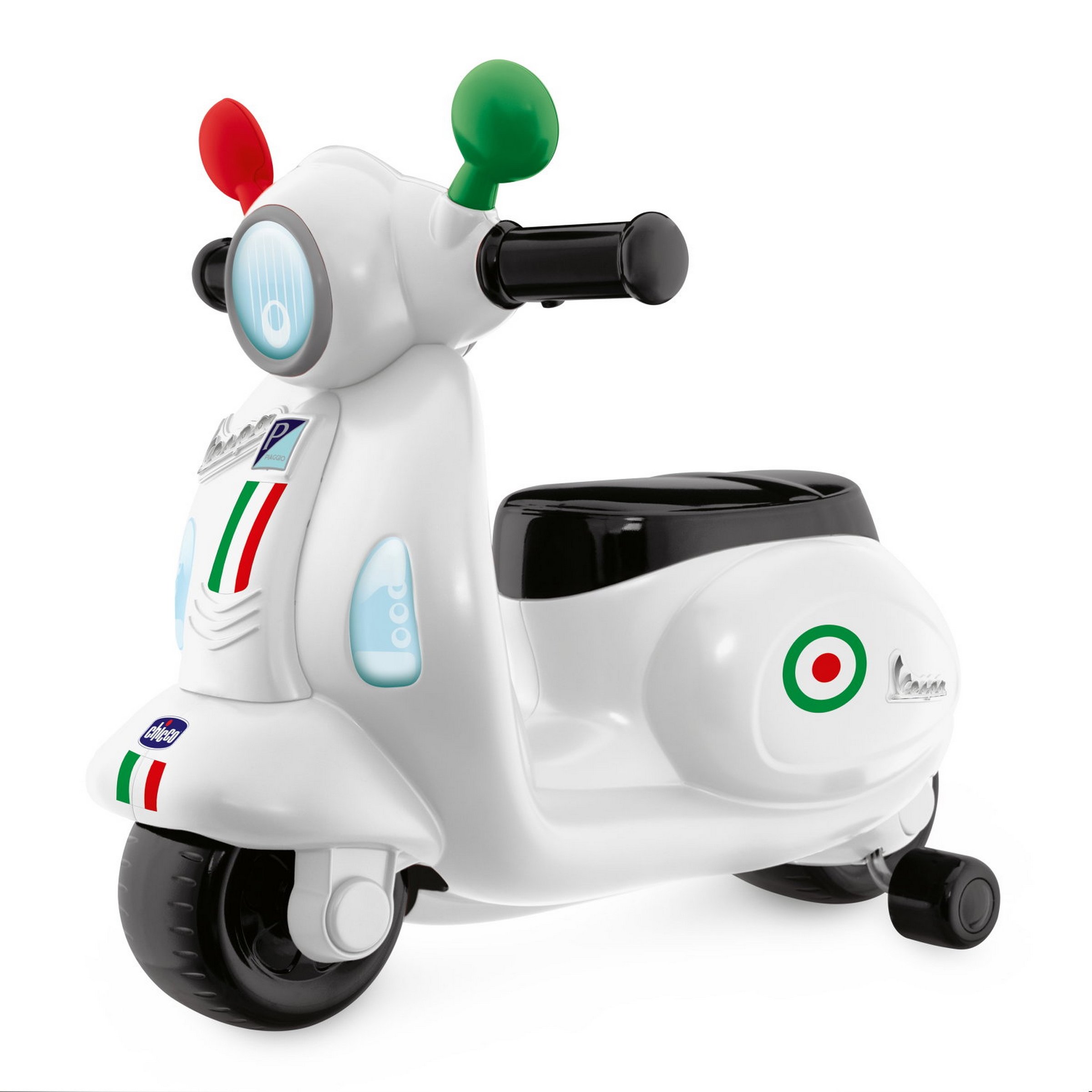 Image of Kinderroller CHICCO Laufrad "Rutscher kleine Vespa Primavera" weiß/rot/grün