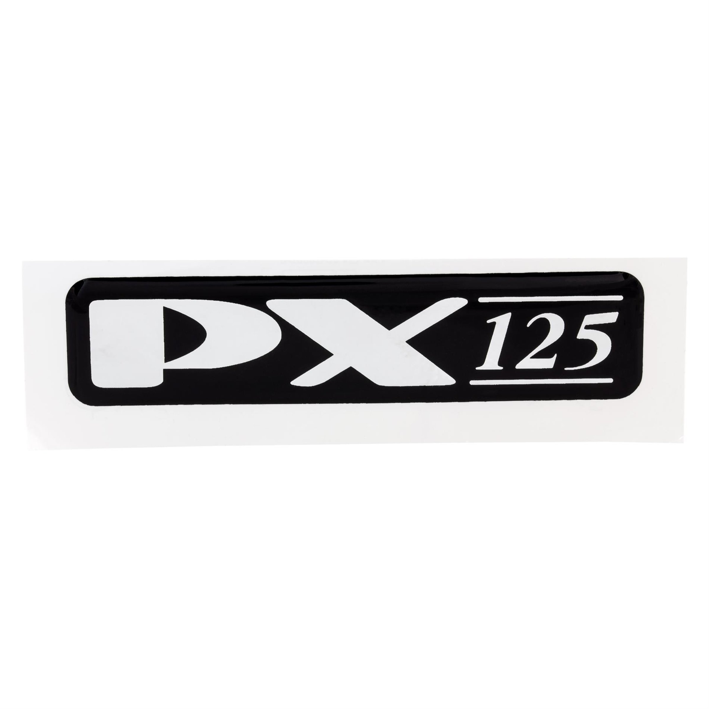Image of Schriftzug PX125 Seitenhaube links für Vespa PX 125 E '98/Millenium für Vespa PX 125 E '98/Millenium