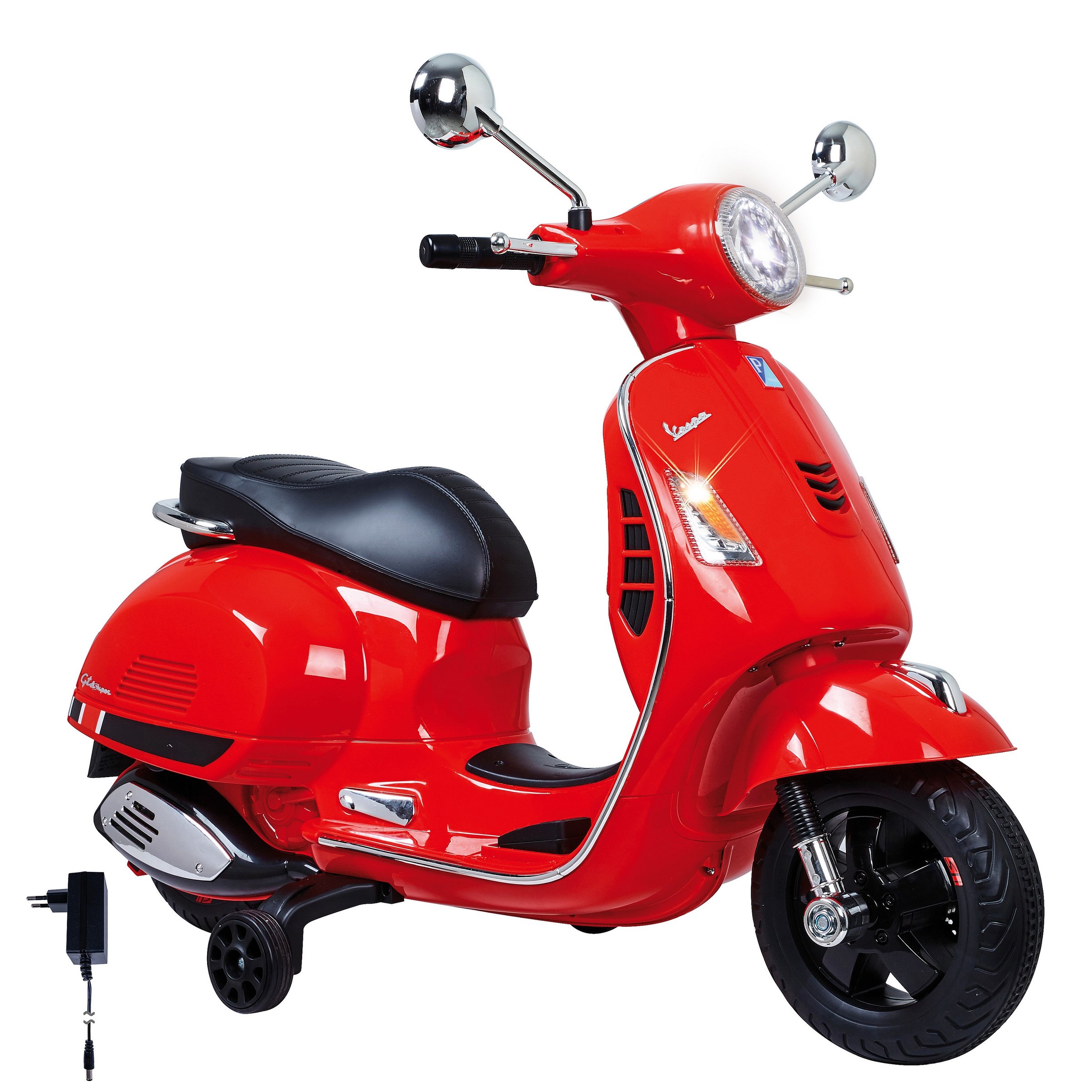 Image of Kinderroller Vespa GTS elektrisch 12V Li-Ion rot