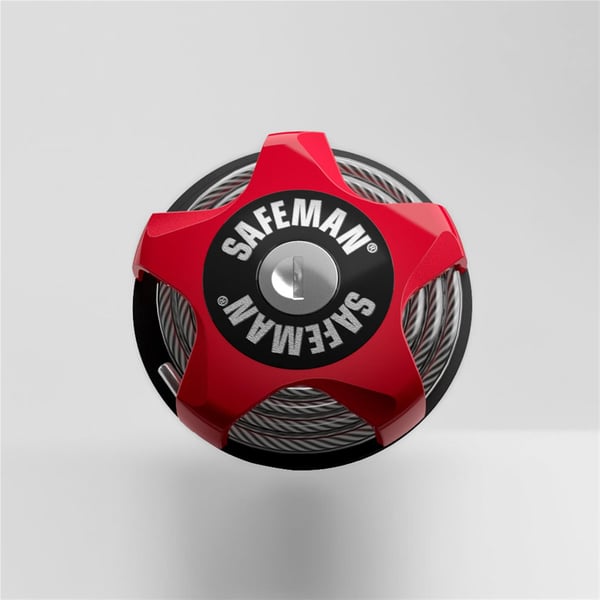 Image of Sicherheitsschloss SAFEMAN rot