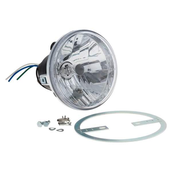 Image of Scheinwerfer JOCKEY'S BOXENSTOP Klarglas H4 rund für Lambretta 125 LI 1°-3°/150 LI 1°-3°/175 TV 1°-2°