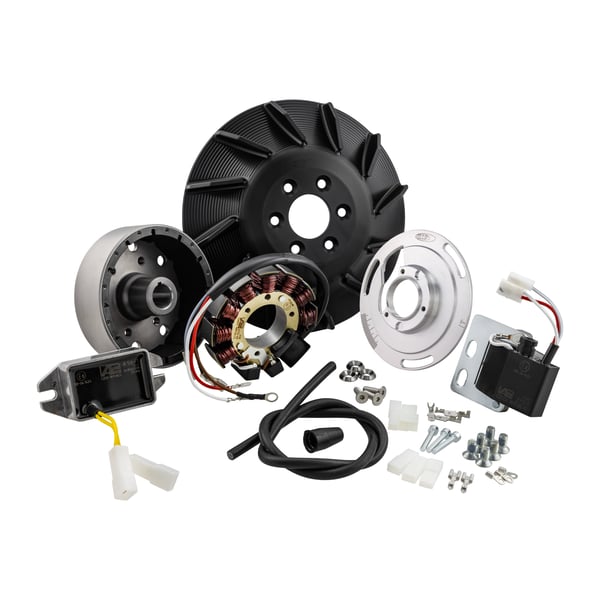 Image of Zündung SIP PERFORMANCE by VAPE Road "Black Edition" 12V AC für Vespa 125 VNA/VNB/GT/GTR 1°/Super/TS 1°/150 VBA/VBB/T4/GL/Sprint/V 1°/Super 1°