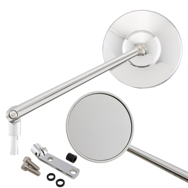 Image of Standard Spiegel SIP SERIES PORDOI zur Montage am Lenkerunterteil links oder rechts für Vespa alle Modelle Klassik