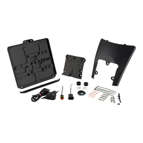 Image of Nummernschildhalter Rücklicht WUNDERKIND für deutsche Kennzeichen 220 x 200 mm, hinten, 107239-A92-F15 für Vespa GTS/GTS Super/GTV 125/300/310ccm (2023-)