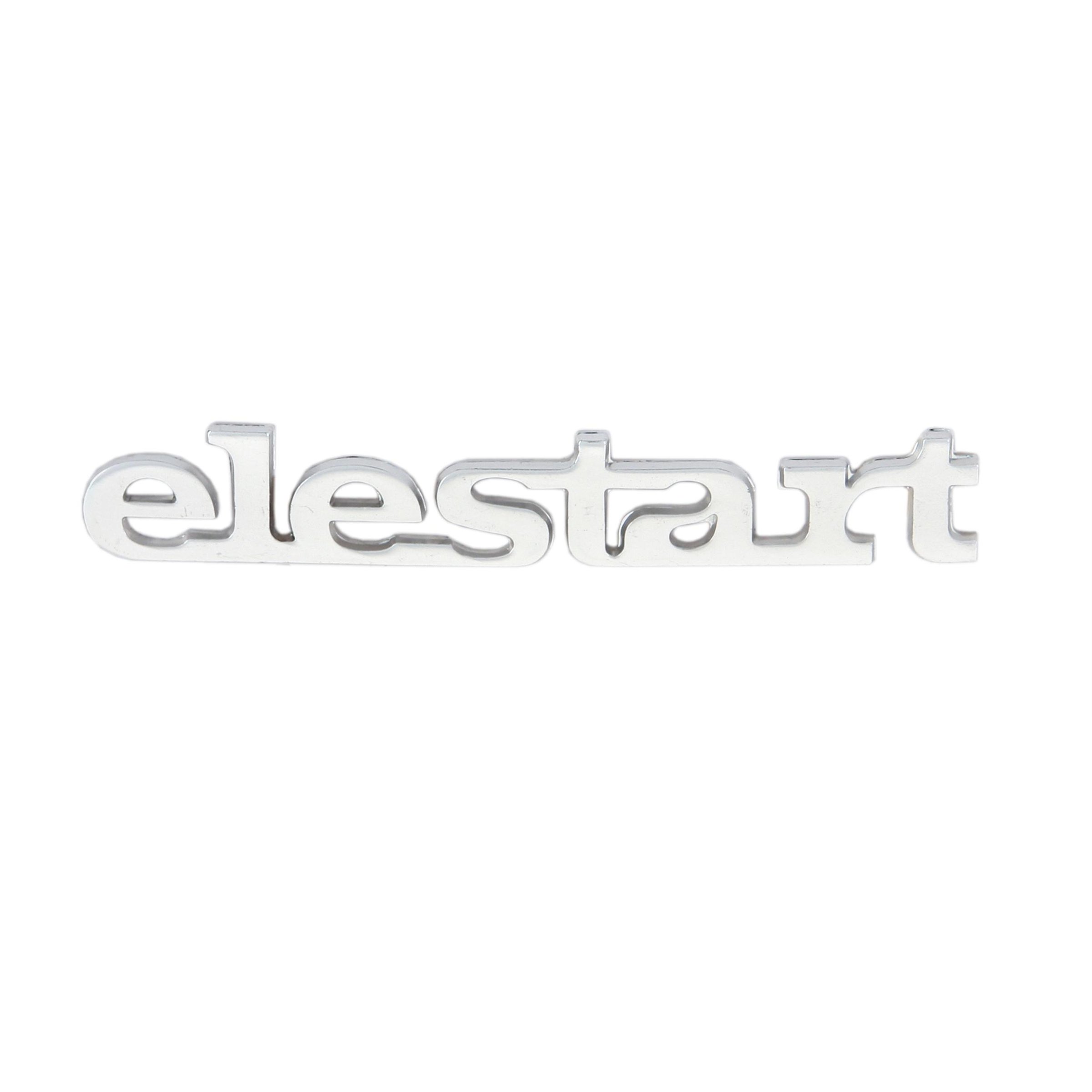 Image of Schriftzug "elestart" Seitenhaube rechts 196459 für Vespa PK 50 S/Lusso/Elestart 3000001>3005233/ 125 S/Elestart 3000001>3006151, für Vespa PK 50 S/Lusso/Elestart 3000001>3005233/ 125 S/Elestart 3000001>3006151,