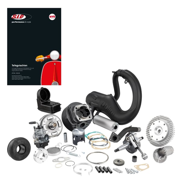 Image of Tuningkit SIP PERFORMANCE 125 ccm SPORT "Legal" für Vespa PK50-125/XL/XLS/Elestart