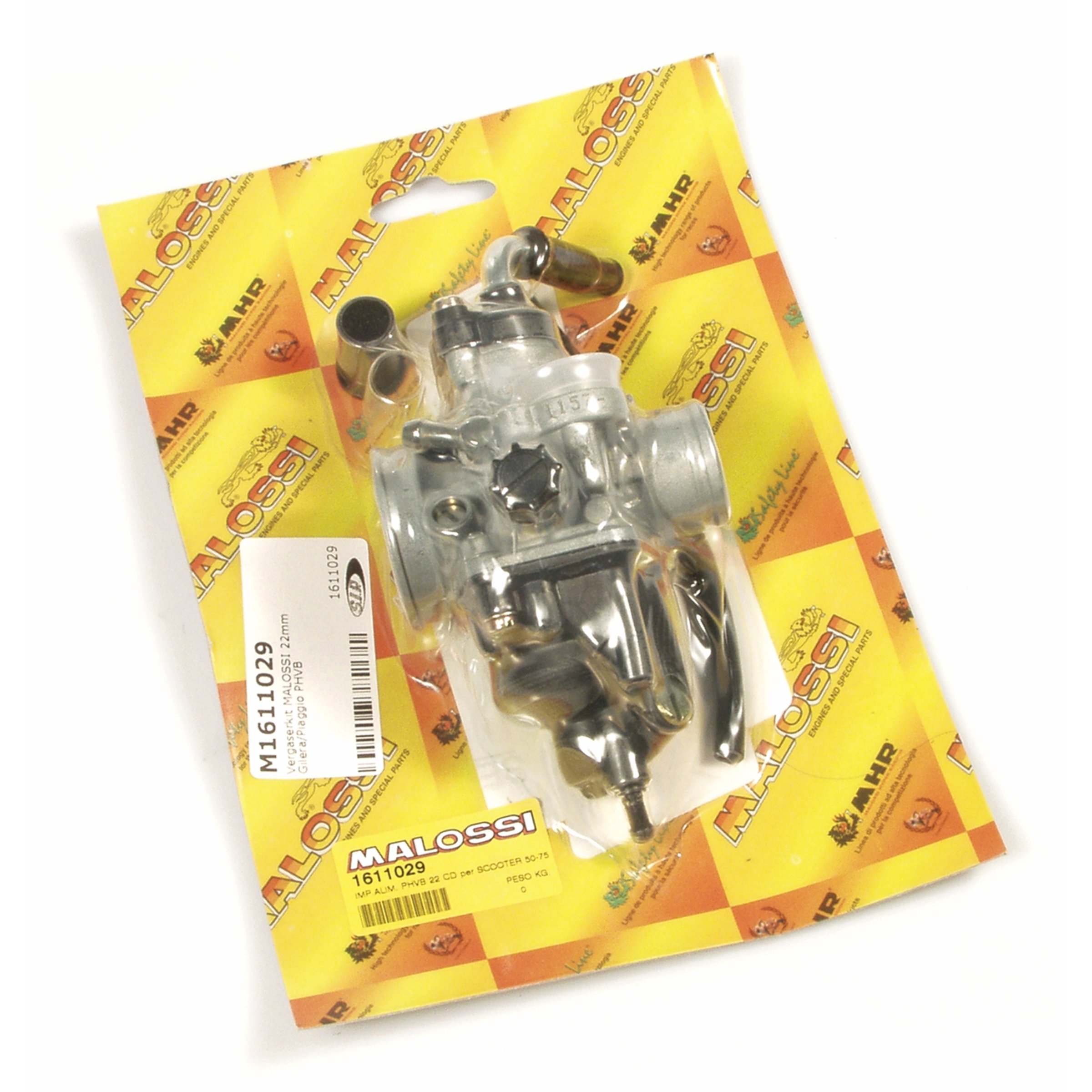 Image of Vergaserkit MALOSSI PHVB 22 Rundschieber 1611029 für GILERA/PIAGGIO für GILERA/PIAGGIO