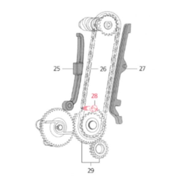 Image of Schraube, LML für LML Star 125-150 4T/Star Deluxe 125-150 4S/Speedy
