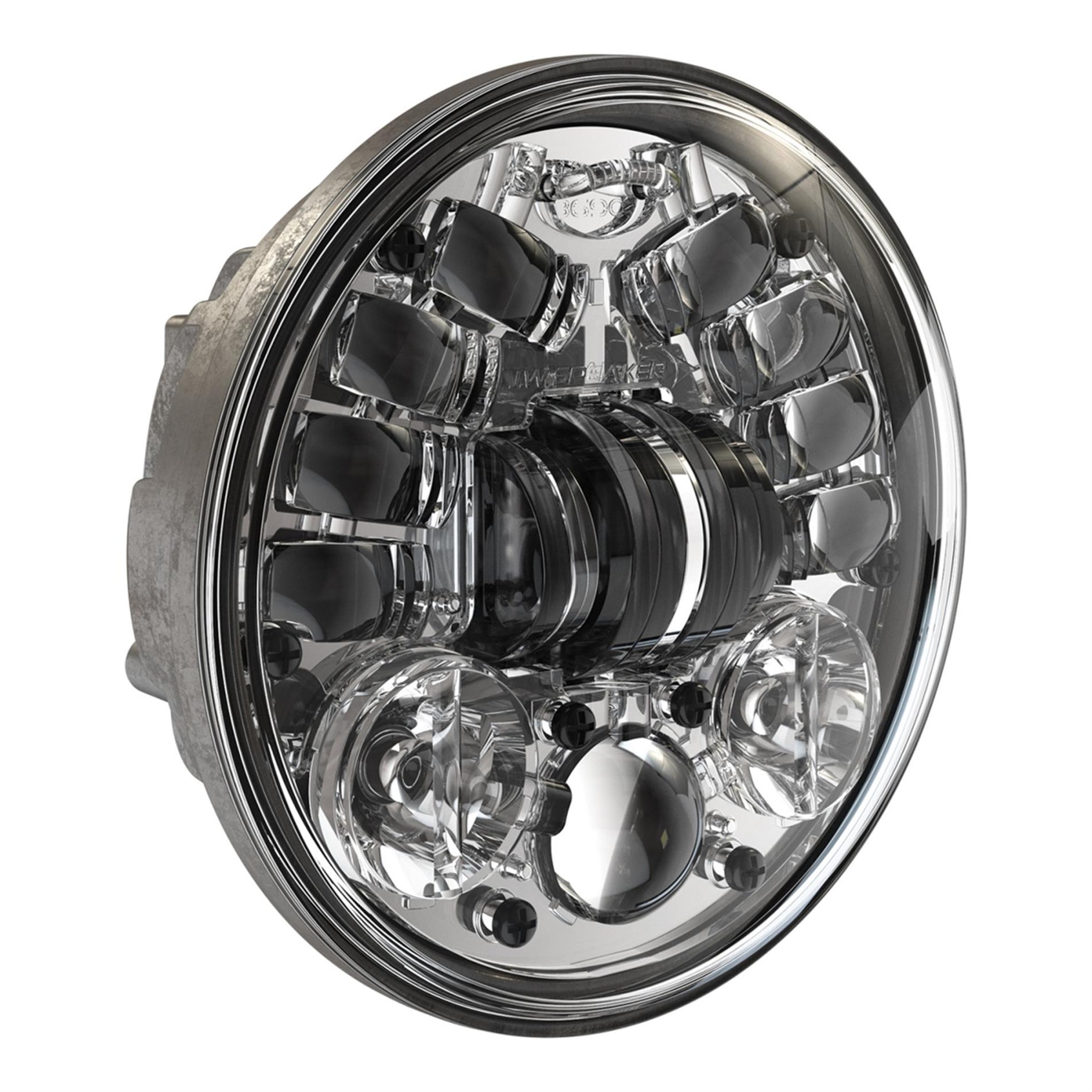 Image of Scheinwerfer J.W. SPEAKER LED 8690 Adaptive 2 rund Ø 143 mm für Vespa 125 GTR/TS/150 SprintV/180-200 Rally/PX80-200/PE/Lusso/'98/MY/T5 für Vespa 125 GTR/TS/150 SprintV/180-200 Rally/PX80-200/PE/Lusso/'98/MY/T5