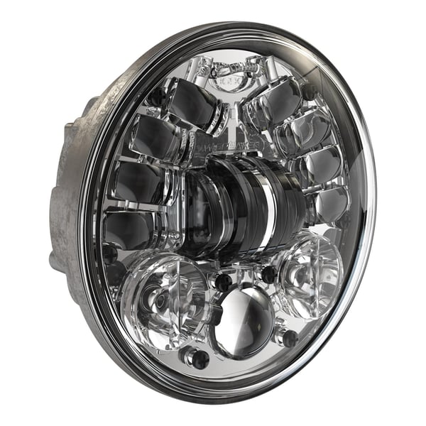 Image of Scheinwerfer J.W. SPEAKER LED 8690 Adaptive 2 rund Ø 143 mm für Vespa 125 GTR/TS/150 SprintV/180-200 Rally/PX80-200/PE/Lusso/'98/MY/T5