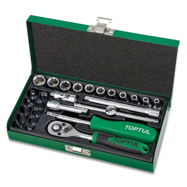 Image of Steckschlüsselsatz TOPTUL 1/4"