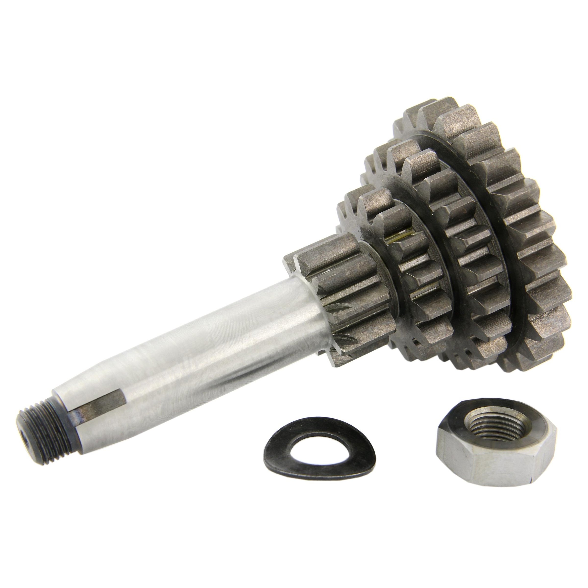 Image of Nebenwelle Zahnradsatz Z 23-21-15-10 DRT 4-Gang/PK für Vespa 50 S 3°/Special V5B3T (A)/(N)/PK50 SS/XLS/Ape 50 für Vespa 50 S 3°/Special V5B3T (A)/(N)/PK50 SS/XLS/Ape 50