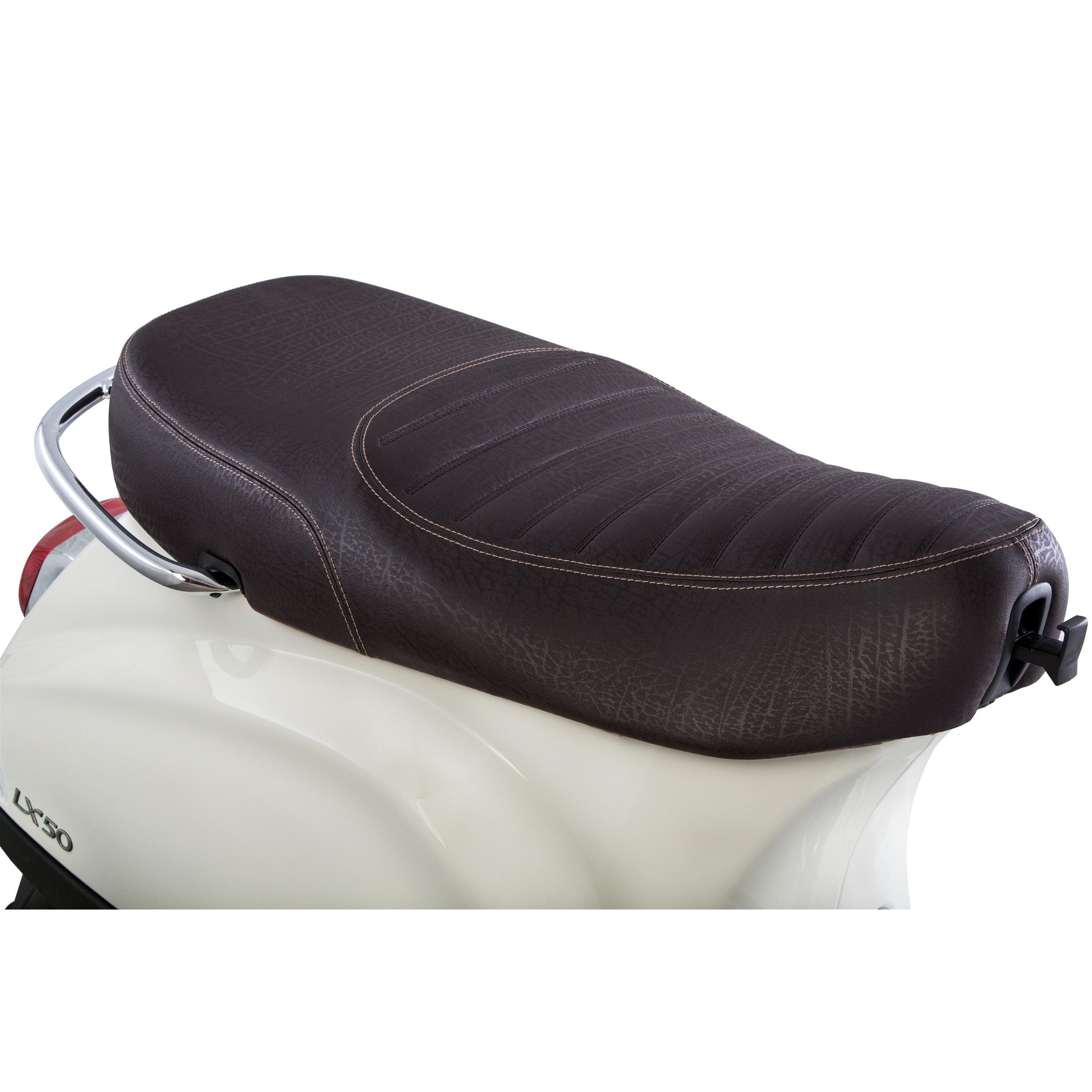 Image of Sitzbank PIAGGIO braun abgesteppt für Vespa LX 50-150ccm Touring für Vespa LX 50-150ccm Touring