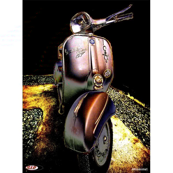 Image of Poster SIP mit Motiv "Vespa Sprint "STP" 60's" Motorroller KLASSIK